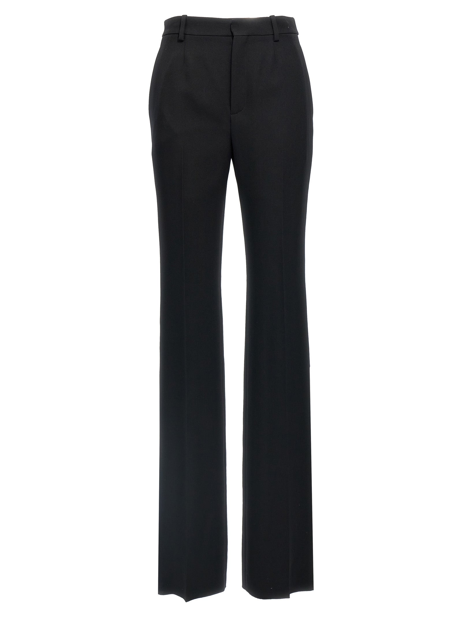 Saint Laurent-Tuxedo Pantaloni Nero-Donna