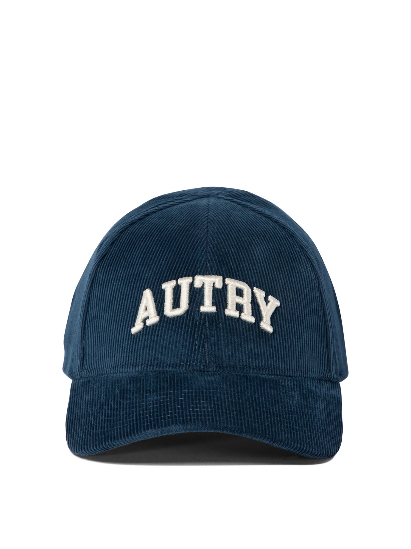 Autry-Corduroy Baseball Cap With Embroidery Cappelli Blu-Uomo