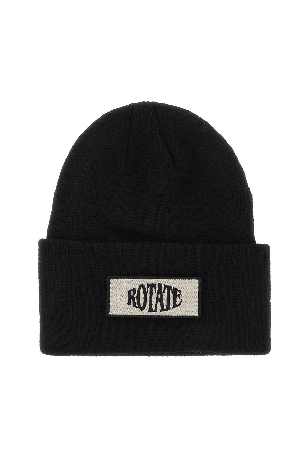 Rotate-Cappello Beanie Con Patch Logo-Donna