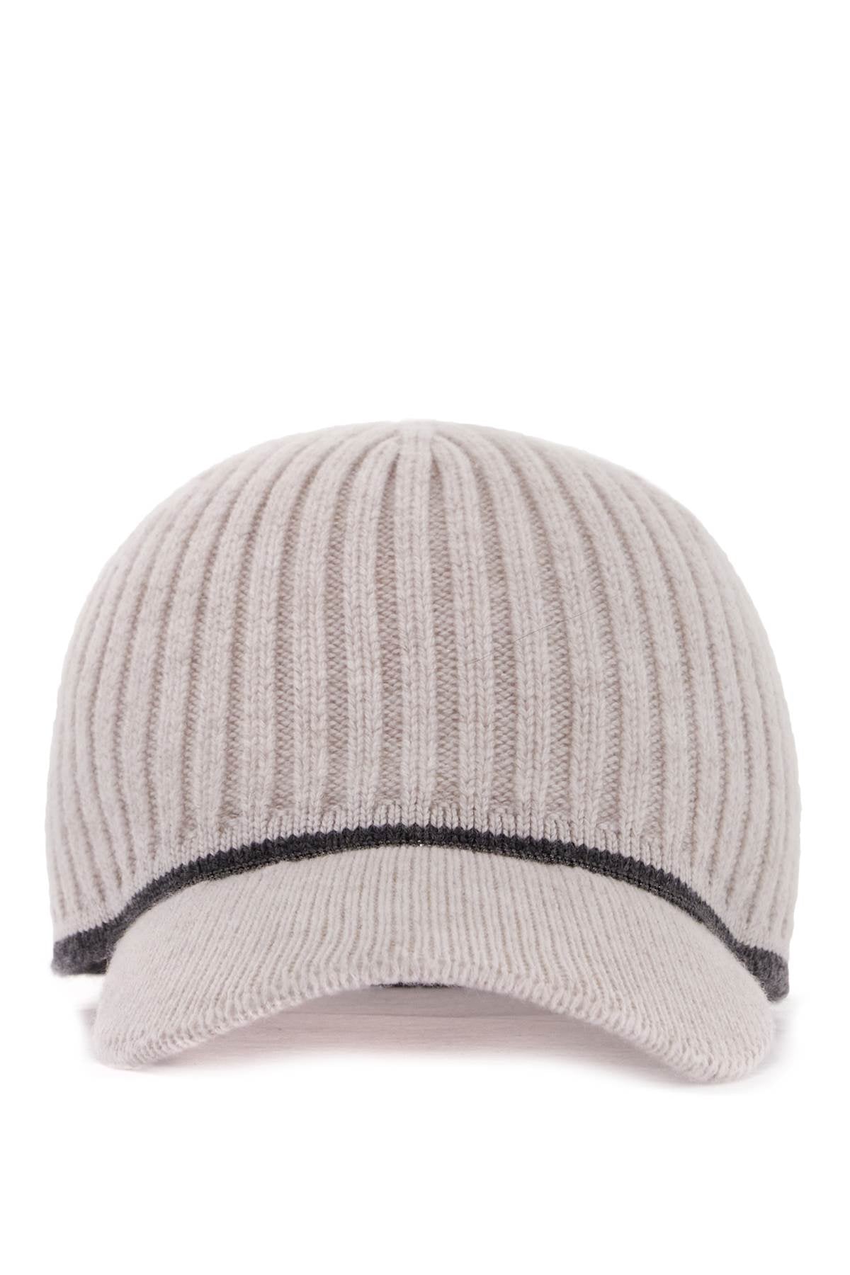 Brunello Cucinelli-Cappello Baseball In Maglia-Donna