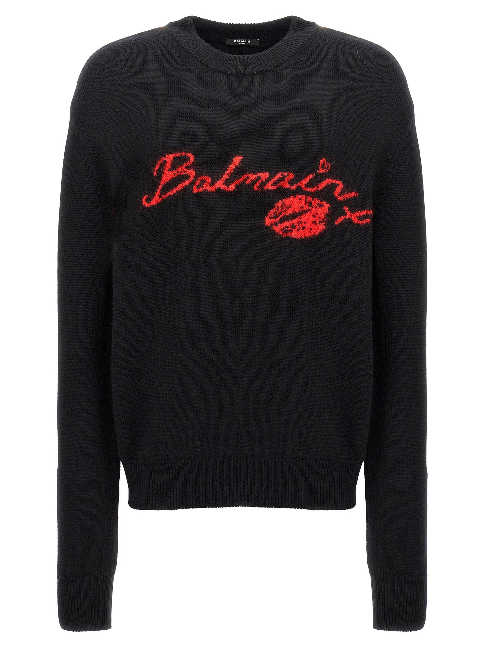 Balmain-Balmain Kiss Maglioni Nero-Uomo