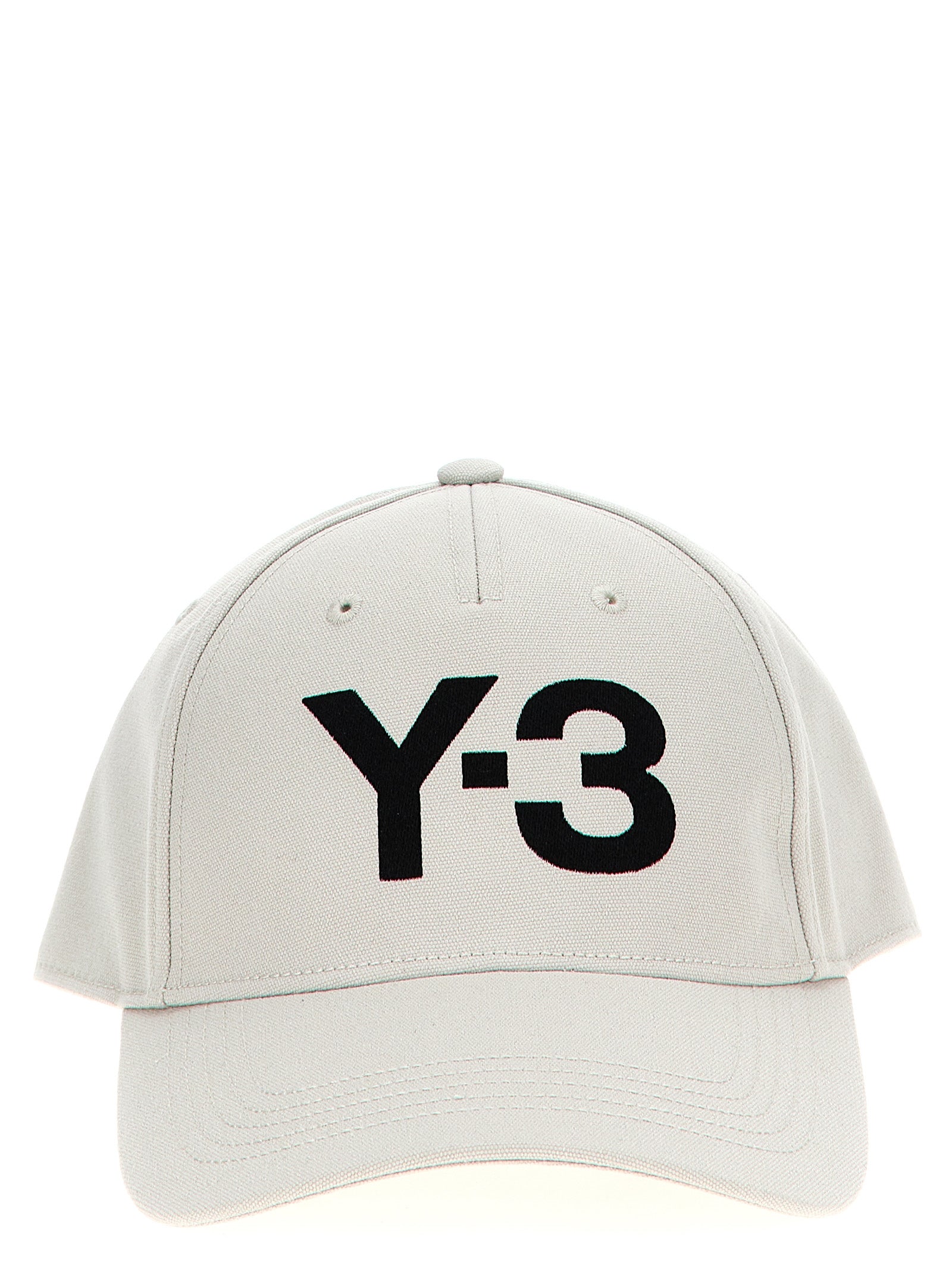 Y-3-Logo Printed Cap Cappelli Bianco-Uomo