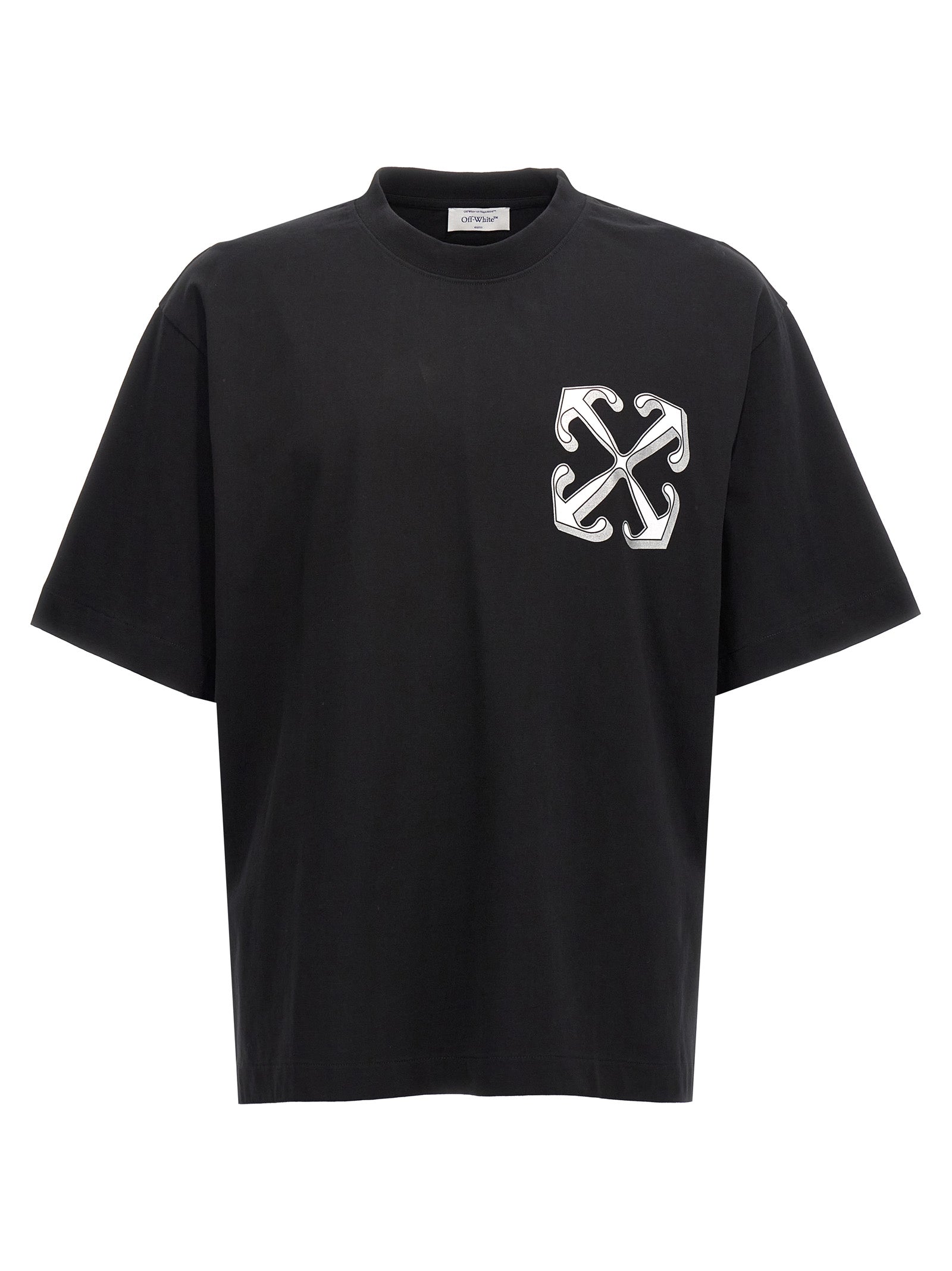 Off-White-Dragon Skate T Shirt Nero-Uomo