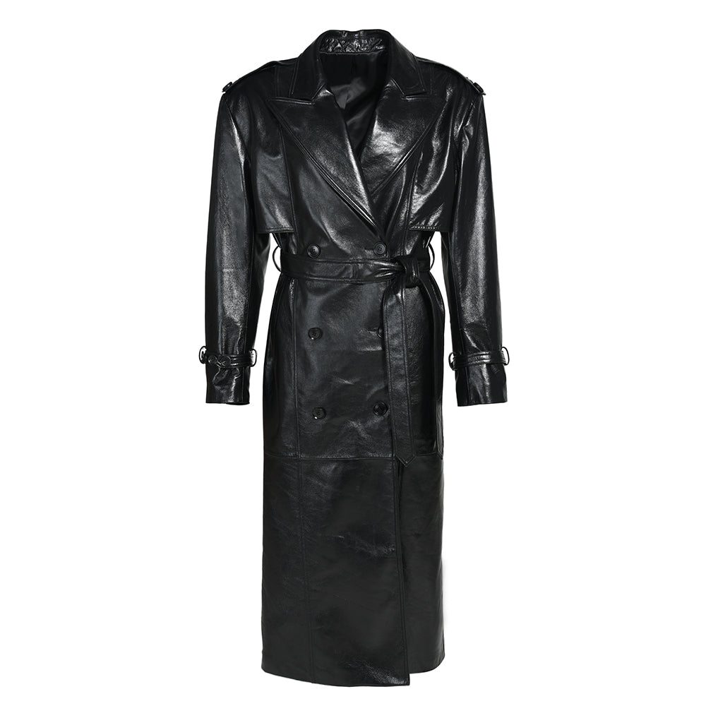 Wanan Touch-Giacca Maximilan Nero in Pelle-Donna -Nero, Bianco