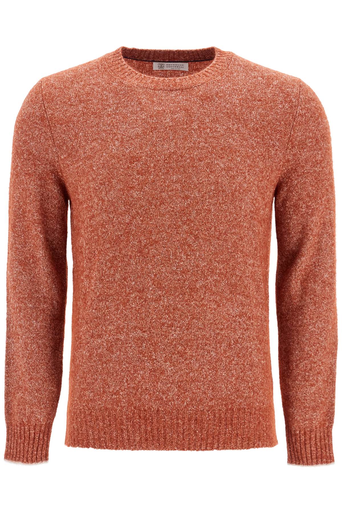 Brunello Cucinelli-Pullover Bottonato In Alpaca E Cotone-Uomo