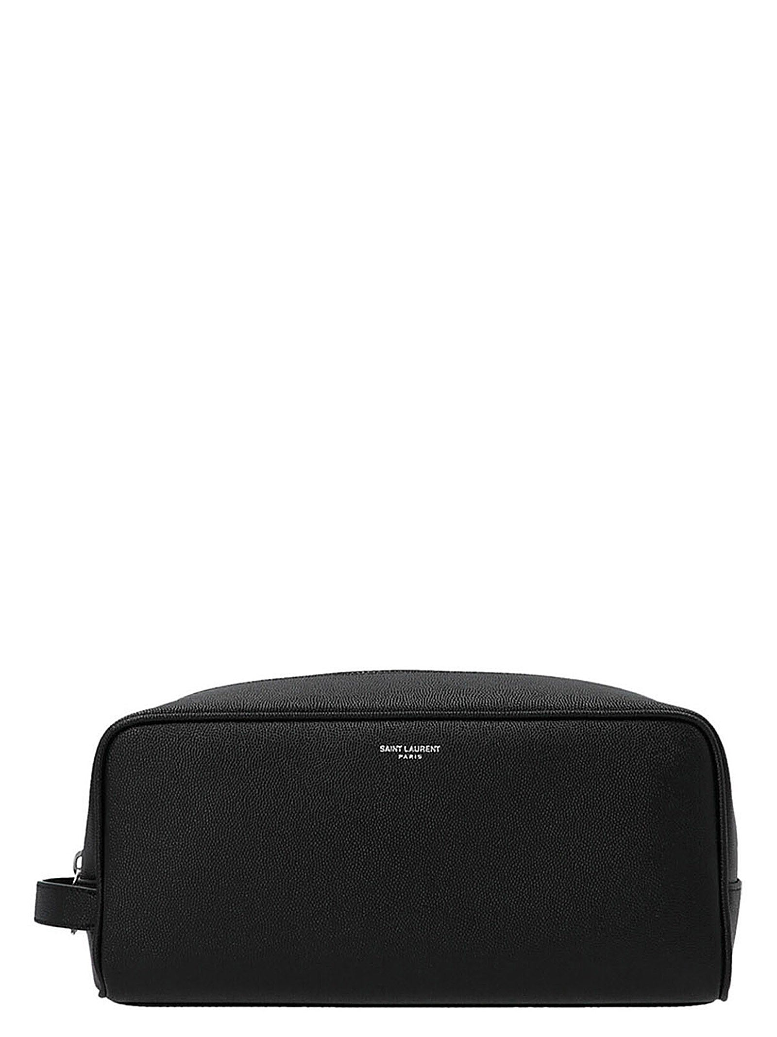 Saint Laurent-Logo Case Beauty Nero-Uomo