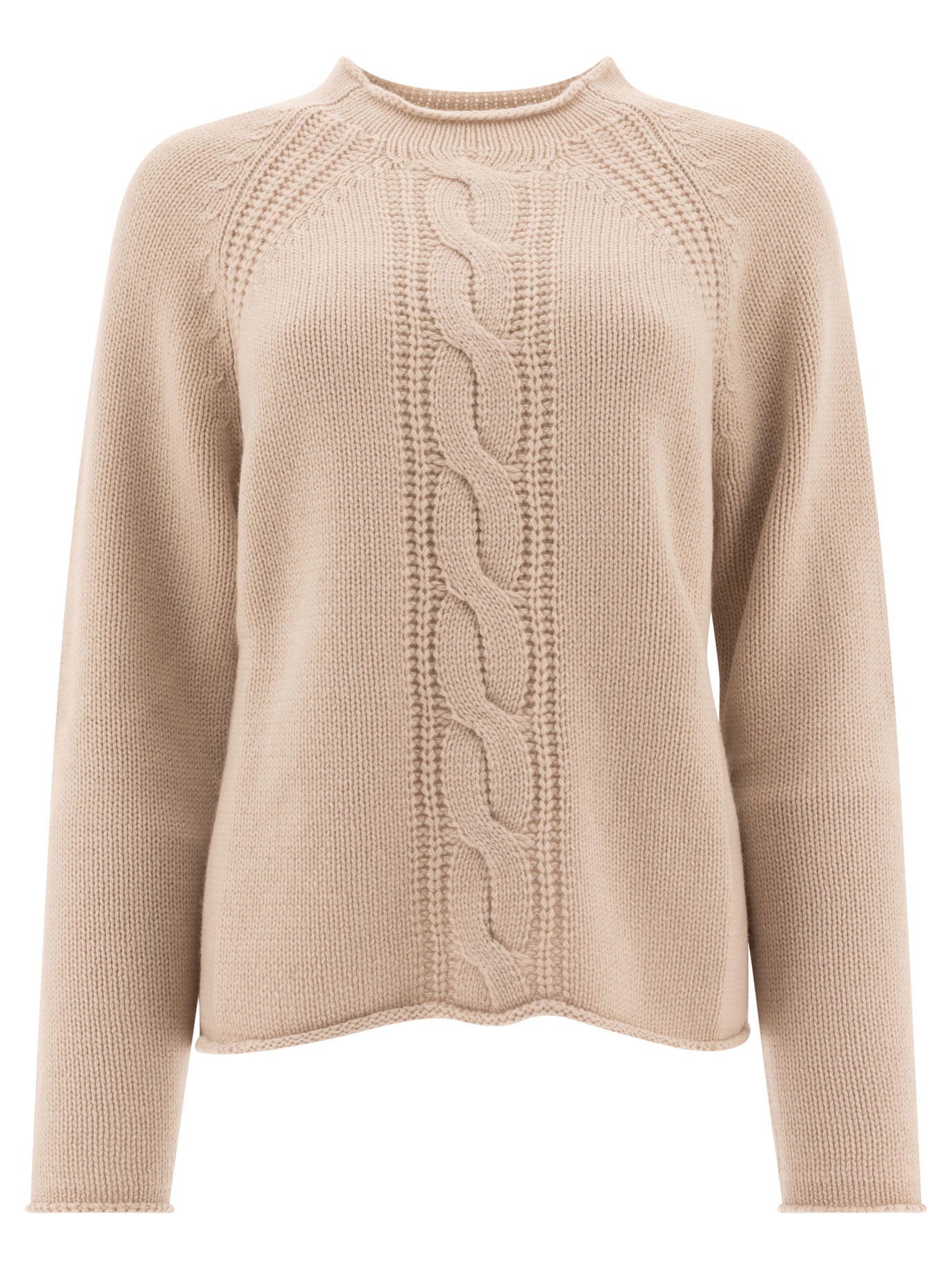 Max Mara-Pico Knitwear Beige-Donna