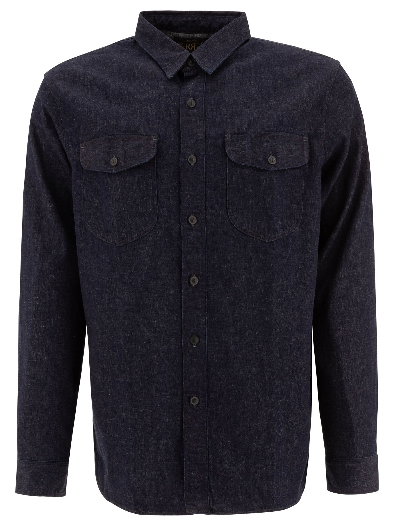 Rrl By Ralph Lauren-Western Shirt In Japanese Denim Shirts Blu-Uomo