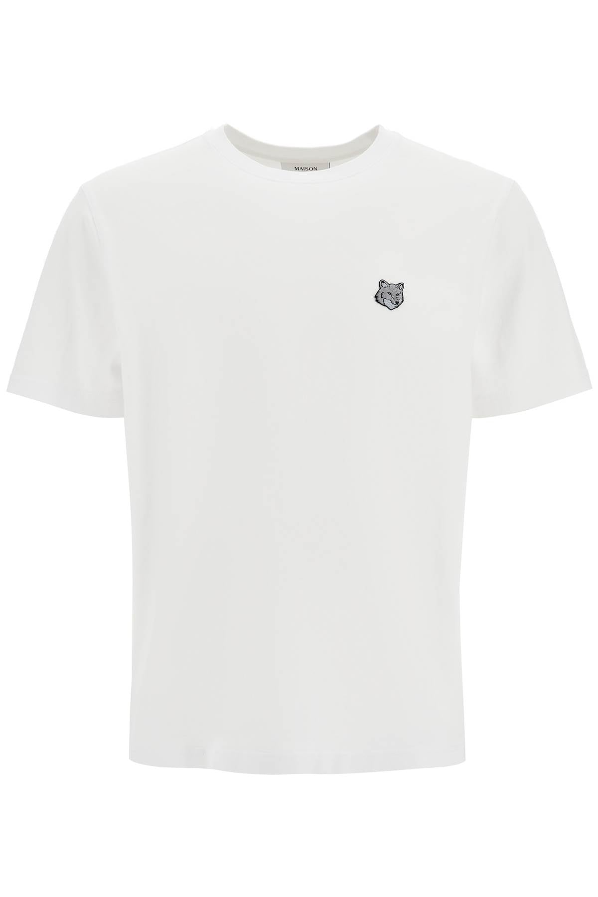 Maison Kitsune-T Shirt Con Patch Bold Fox Head-Uomo