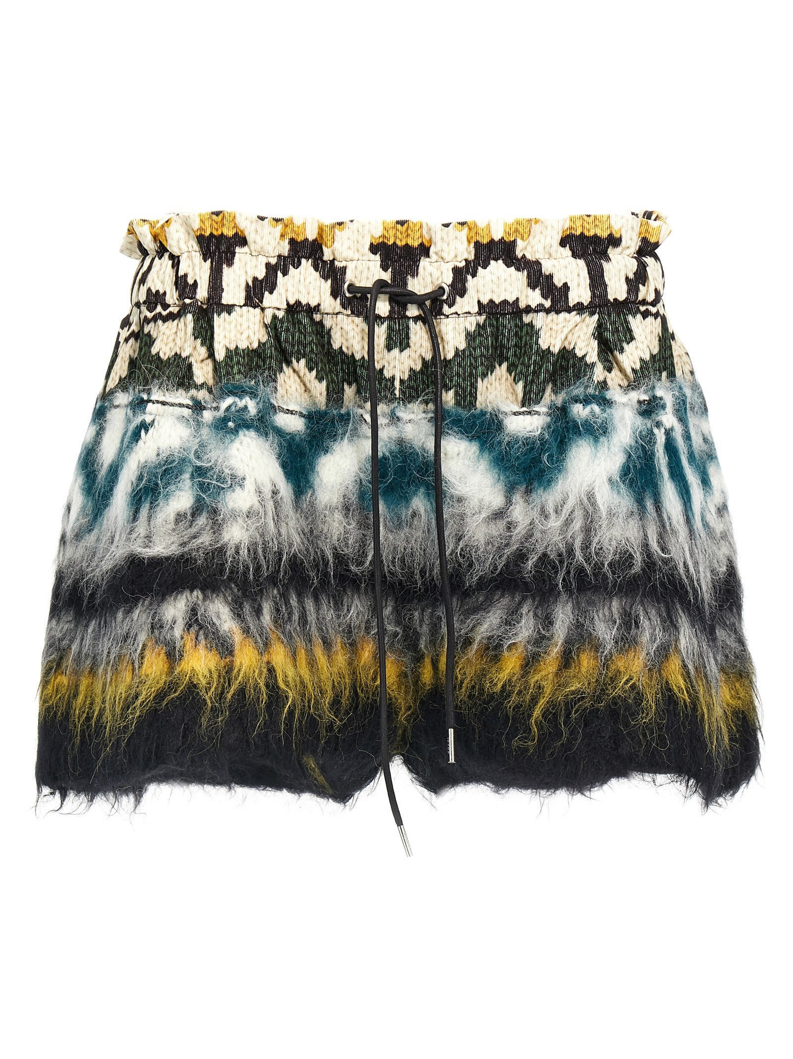 Sacai-Patterned Shorts Bermuda, Short Multicolor-Donna