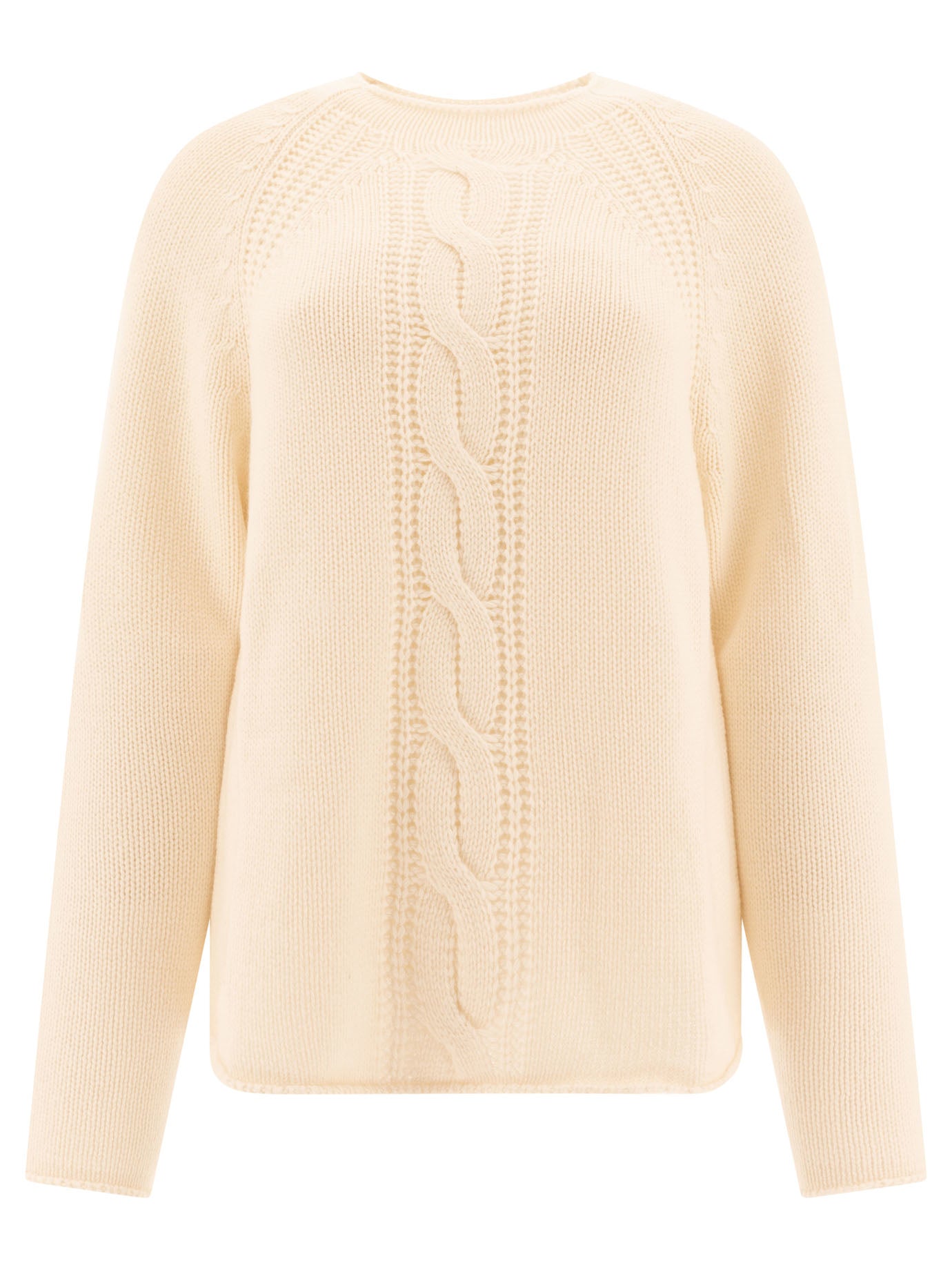 Max Mara-Pico Knitwear Bianco-Donna