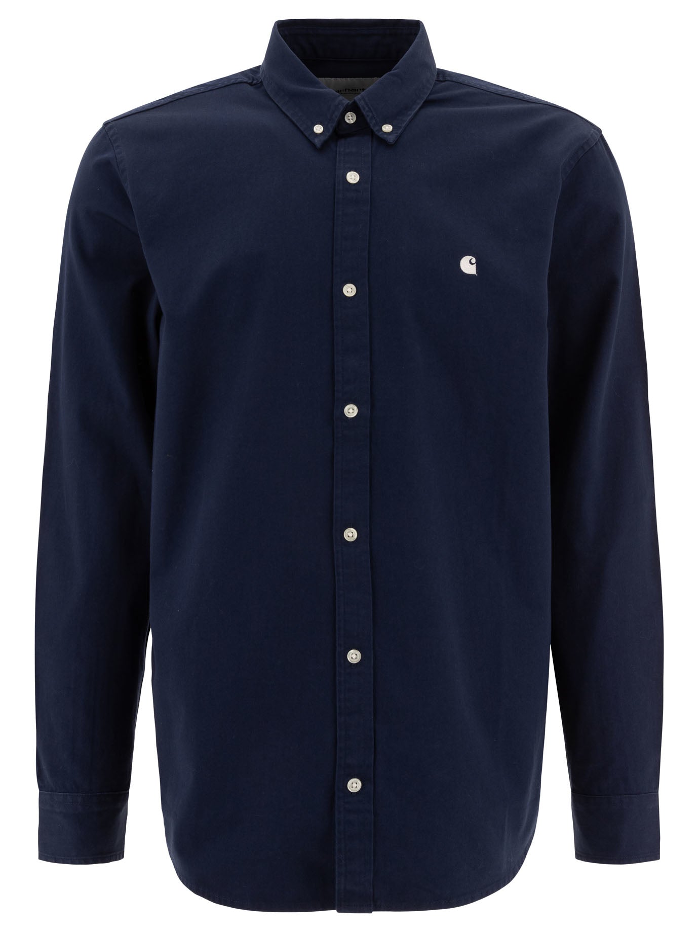 Carhartt Wip-Madison Shirts Blu-Uomo