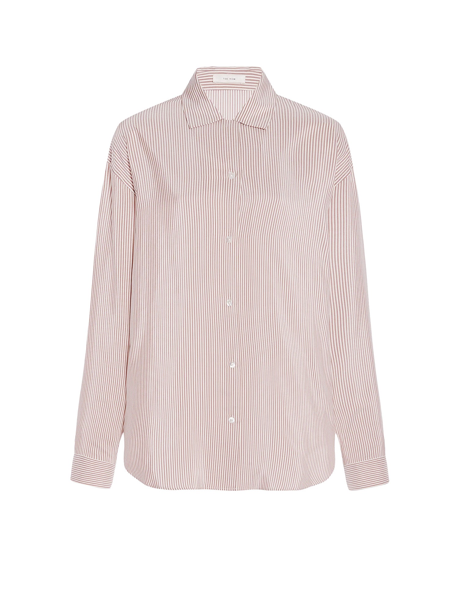 The Row-Camicia in seta a righe-Donna