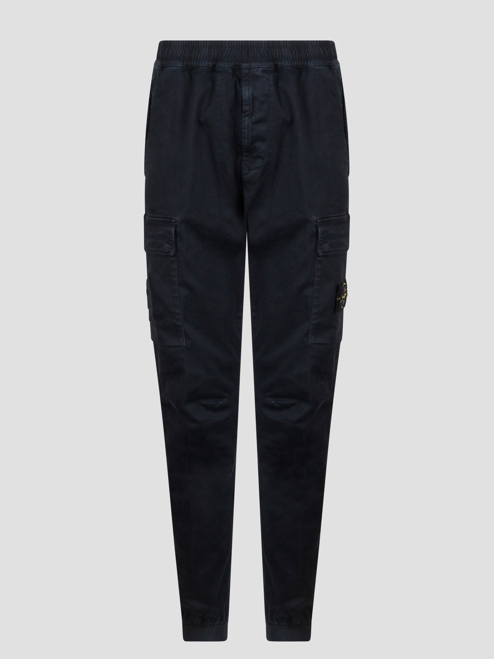 Stone Island-Elastic waist cargo trouser-Uomo