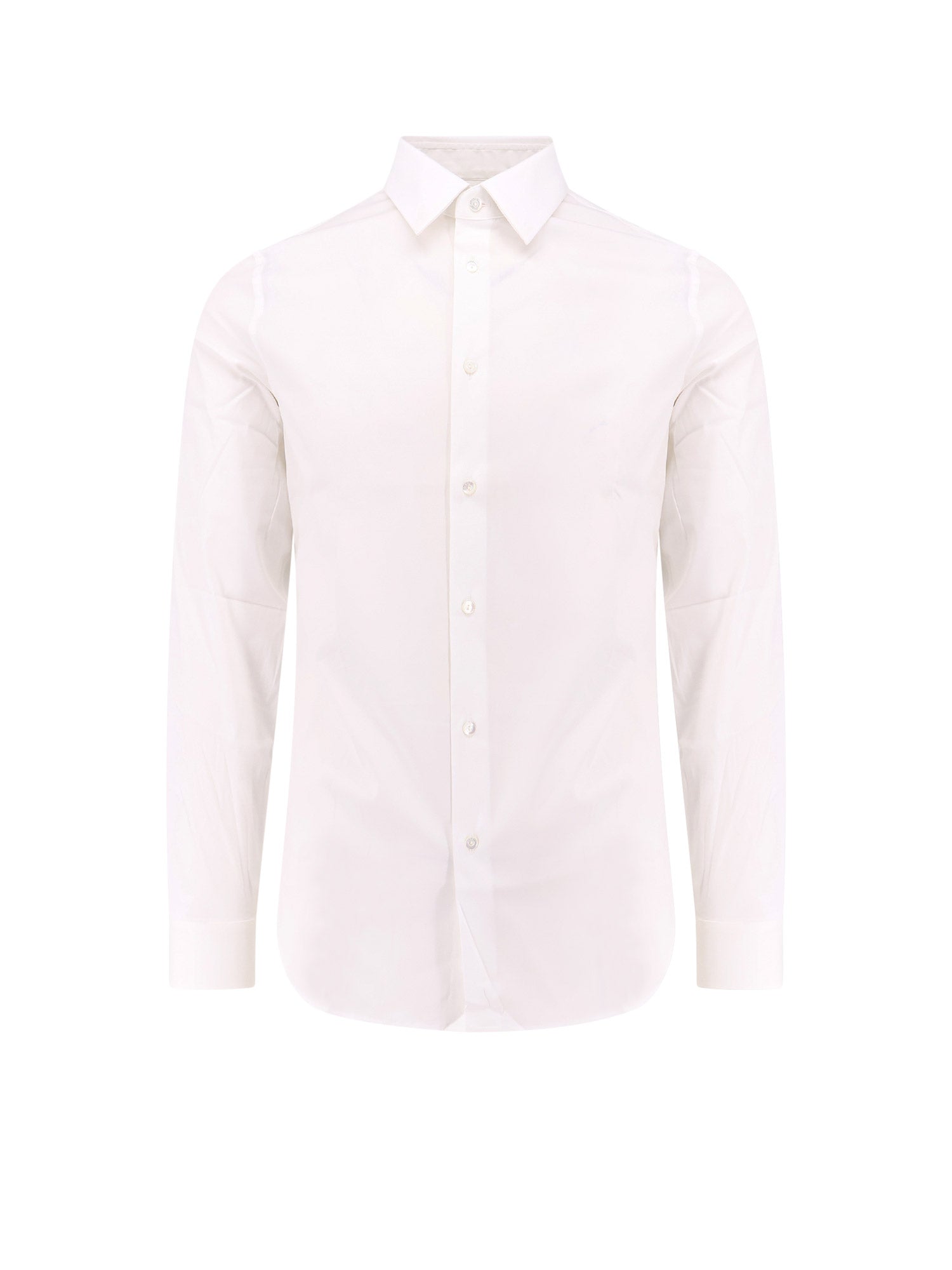 Gucci-Camicia in cotone stretch Skinny Fit con chiusura con bottoni e manica lunga-Uomo