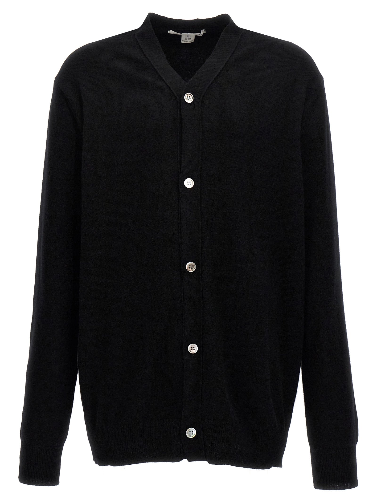 Comme Des GarçOns Shirt-Wool Cardigan Maglioni Nero-Uomo