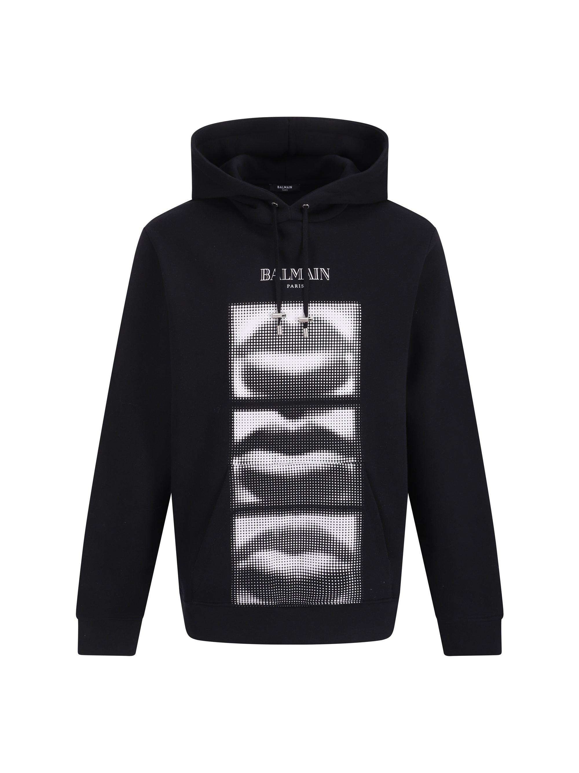 Balmain-Felpa con Cappuccio Lips-Uomo