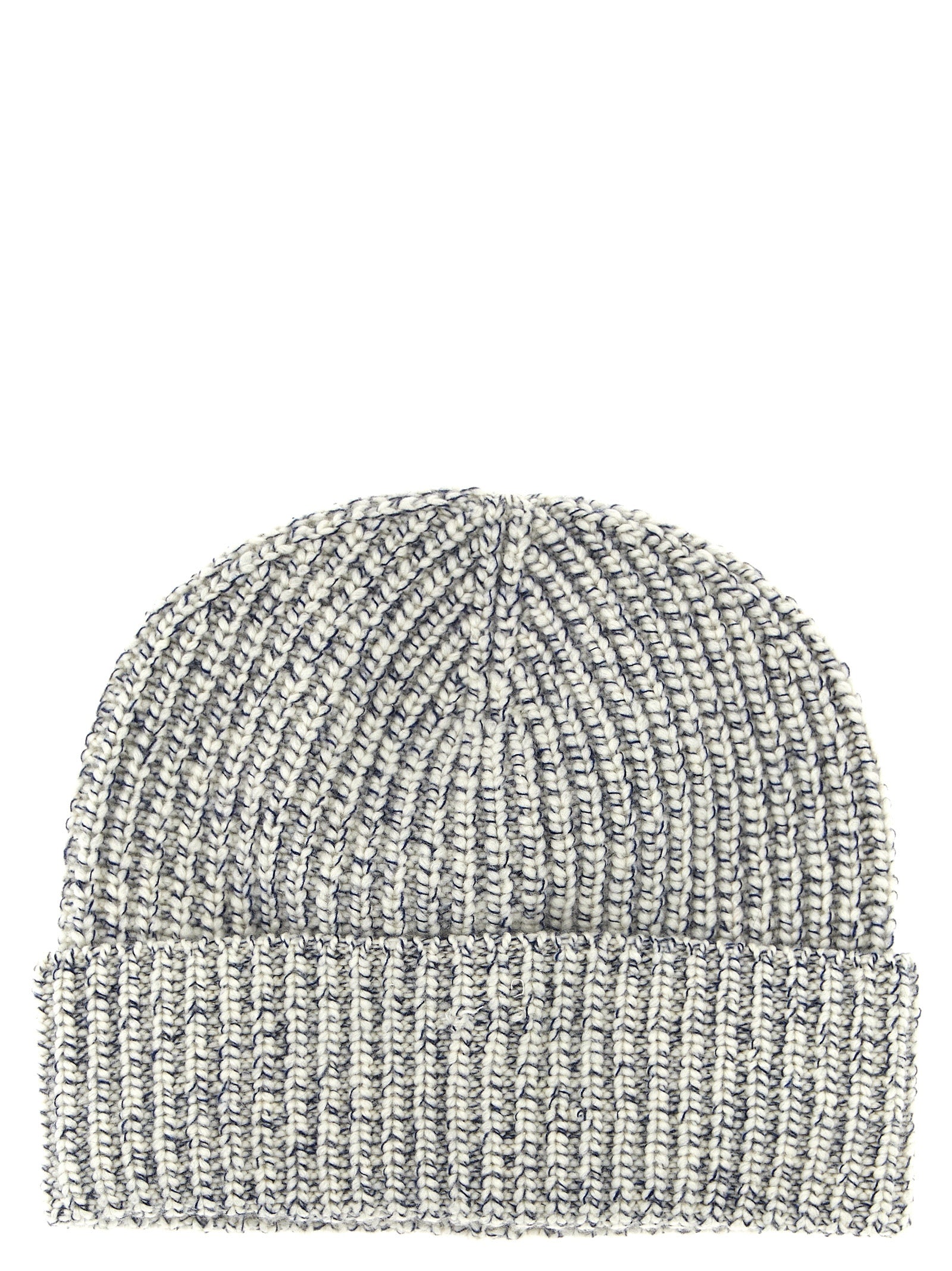 Brunello Cucinelli-Cashmere Beanie Cappelli Multicolor-Uomo