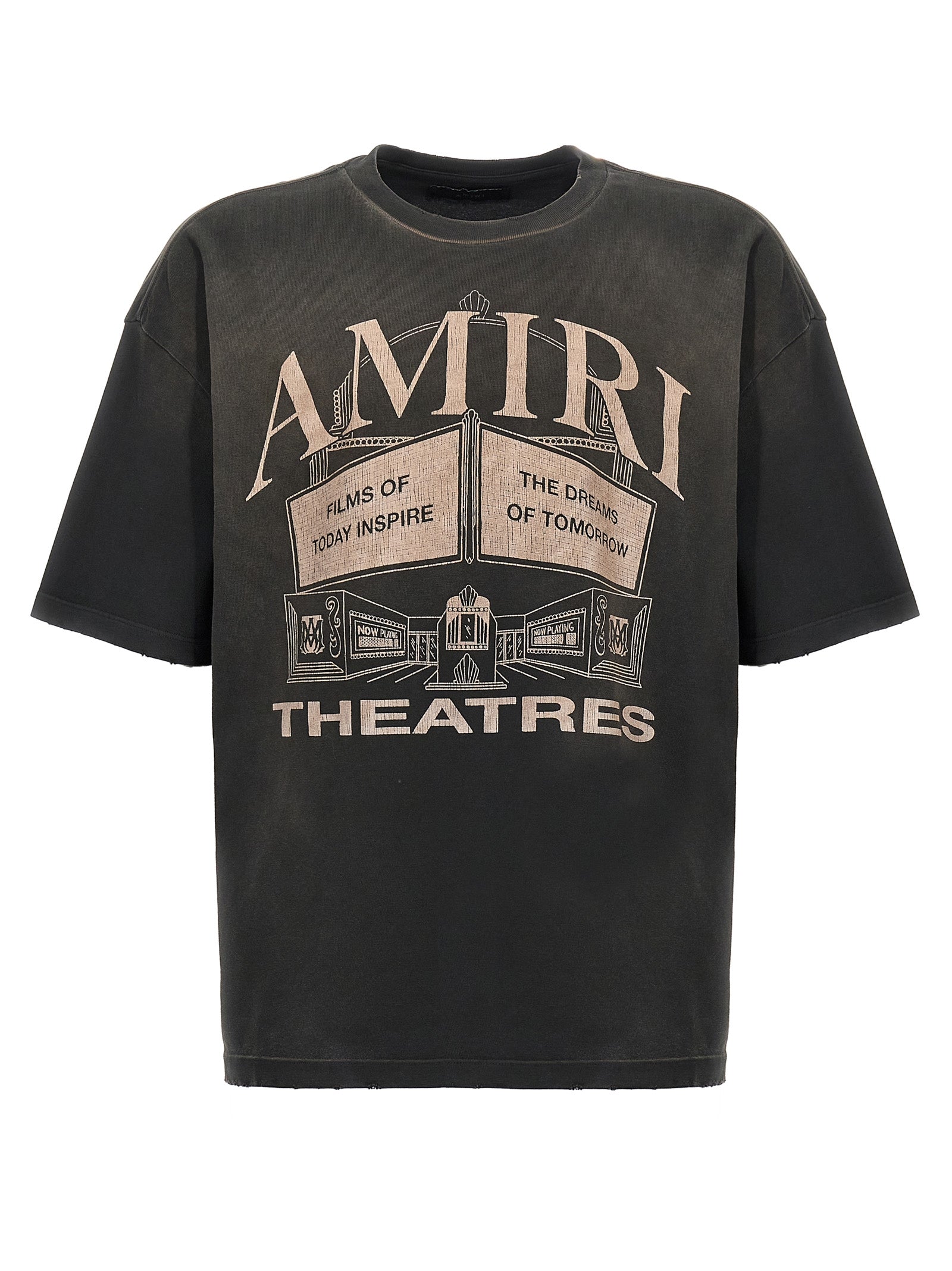 Amiri-Amiri Theaters Vintage T Shirt Nero-Uomo