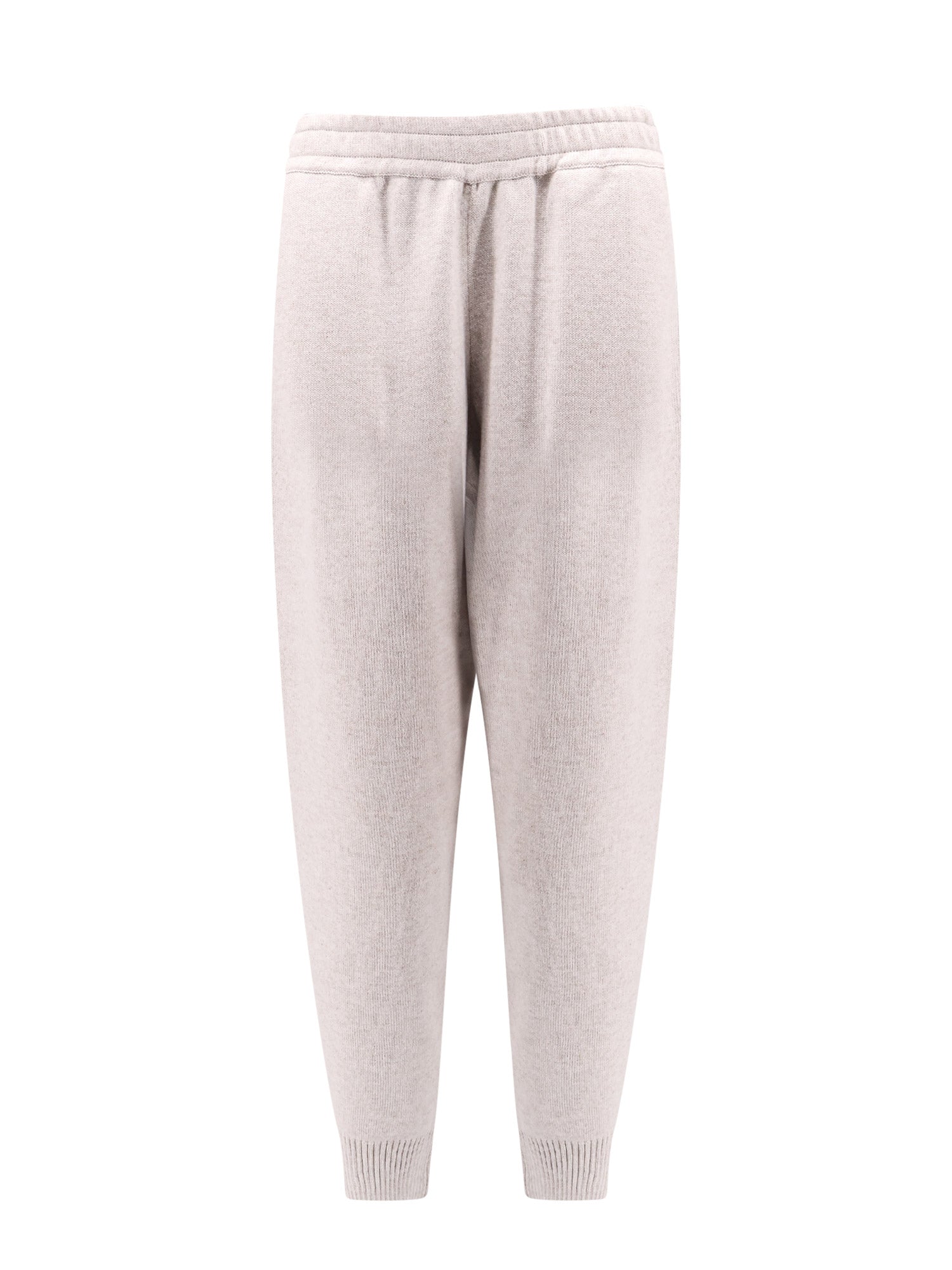 Brunello Cucinelli-Pantalone in lana vergine e cashmere-Donna