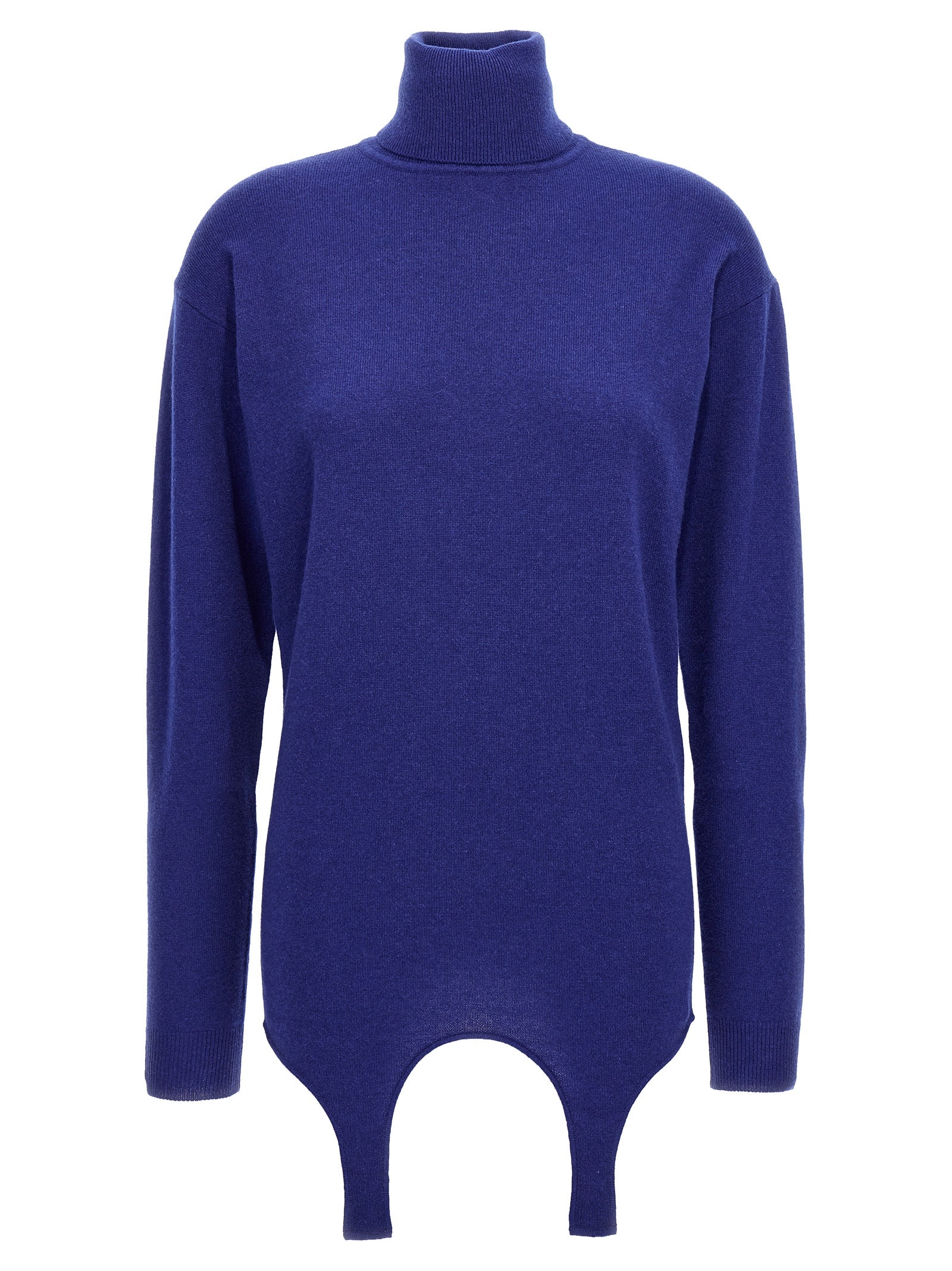 Saint Laurent-Garter Sweater Maglioni Blu-Donna