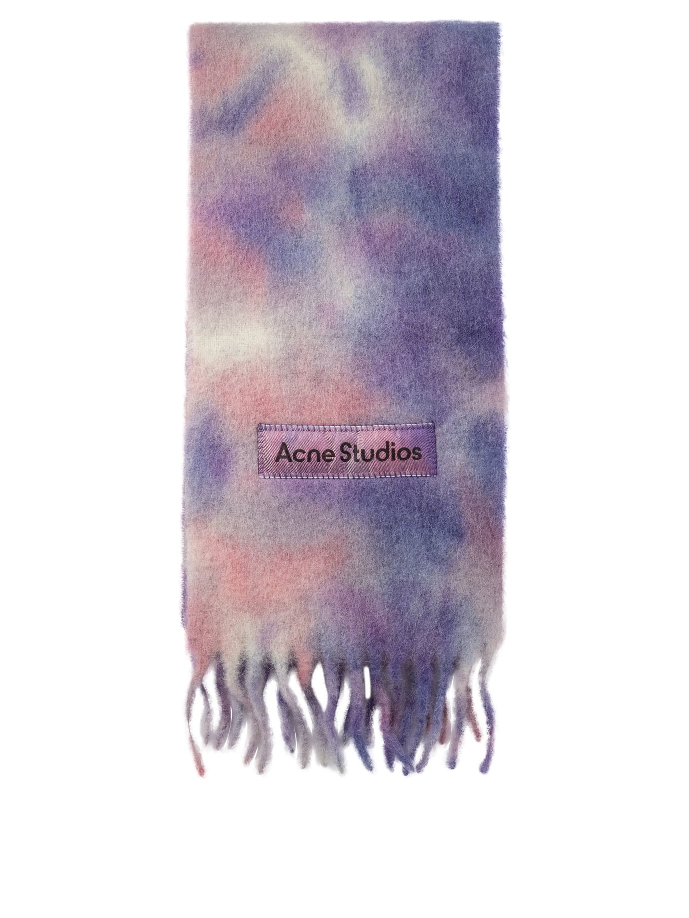 Acne Studios-Tie-Dye Scarf Scarves Viola-Uomo