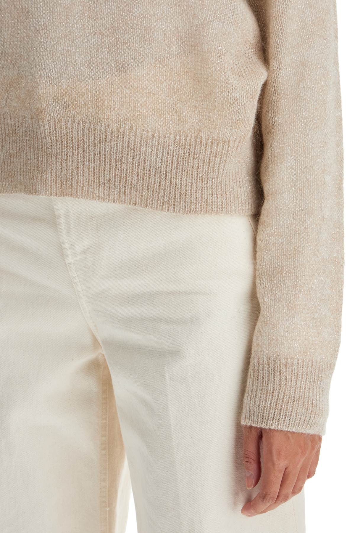 Brunello Cucinelli-Pullover In Misto Mohair-Donna