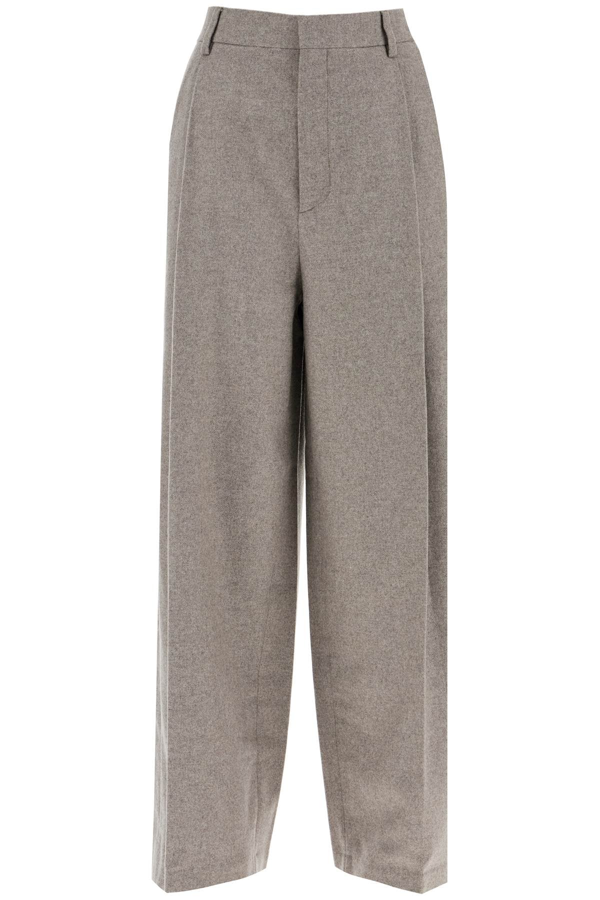 Filippa K-Pantaloni A Gamba Larga In Flanella-Donna