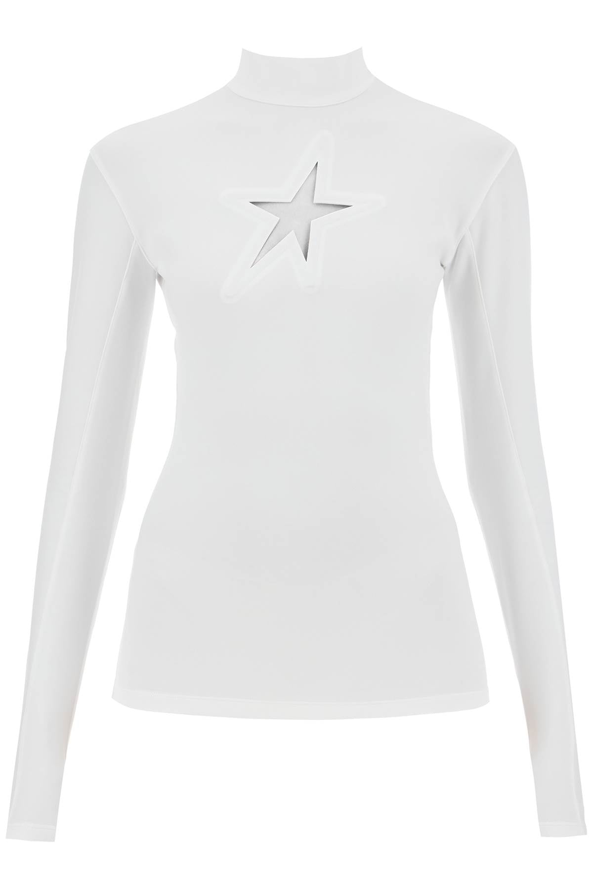 Mugler-Top A Maniche Lunghe Star-Donna