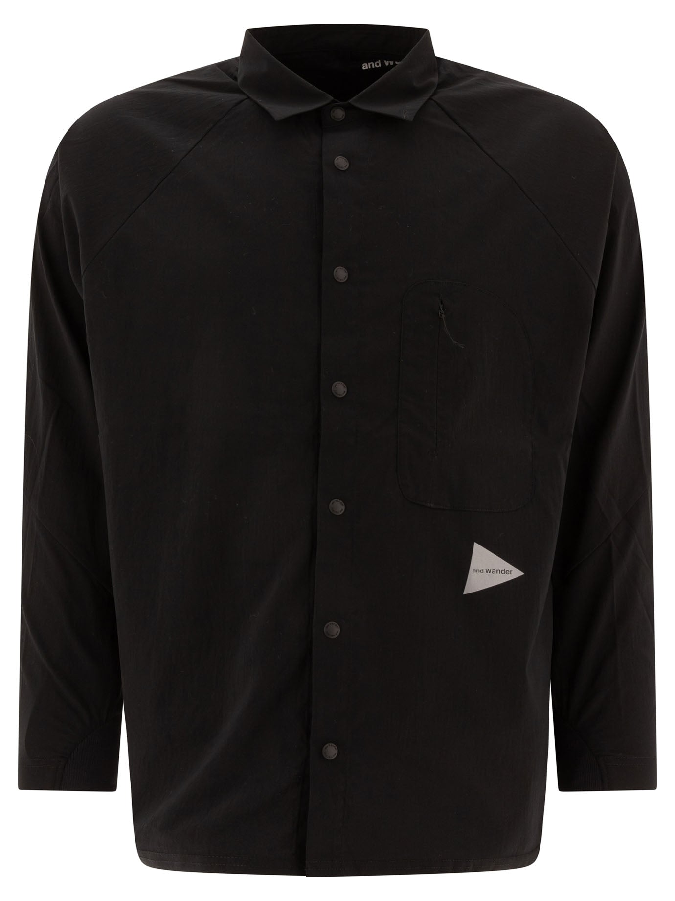 And Wander-Shirt With Fleece Insert Shirts Nero-Uomo