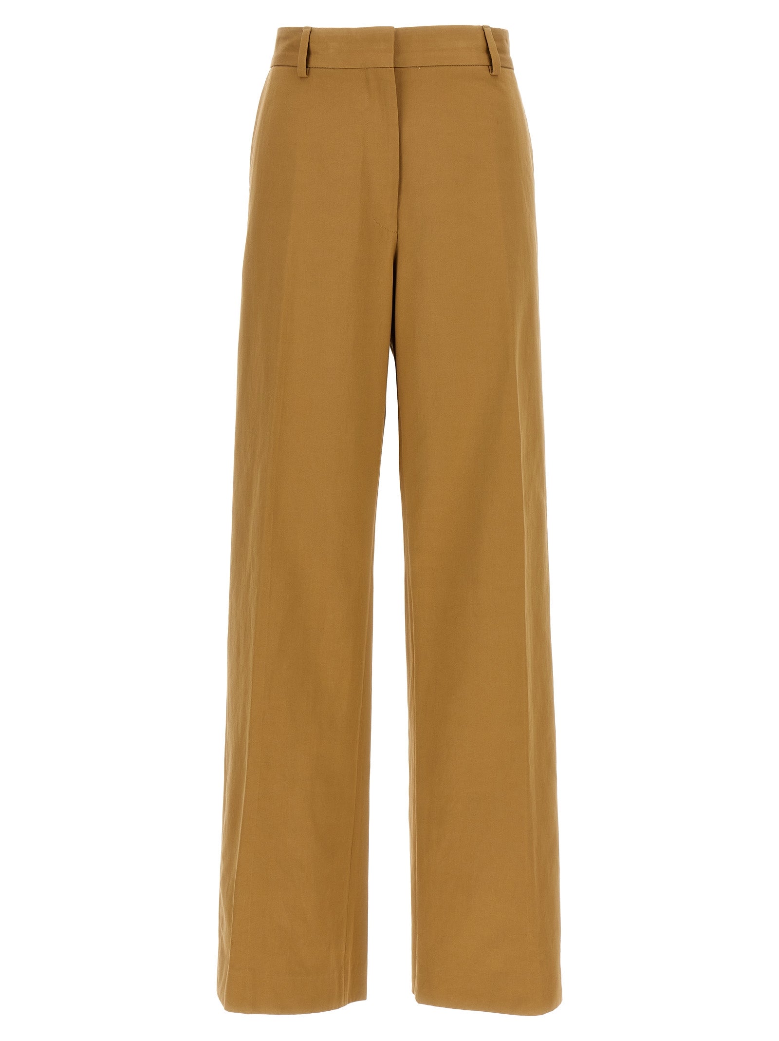 Dries Van Noten-Paxy Pantaloni Beige-Donna