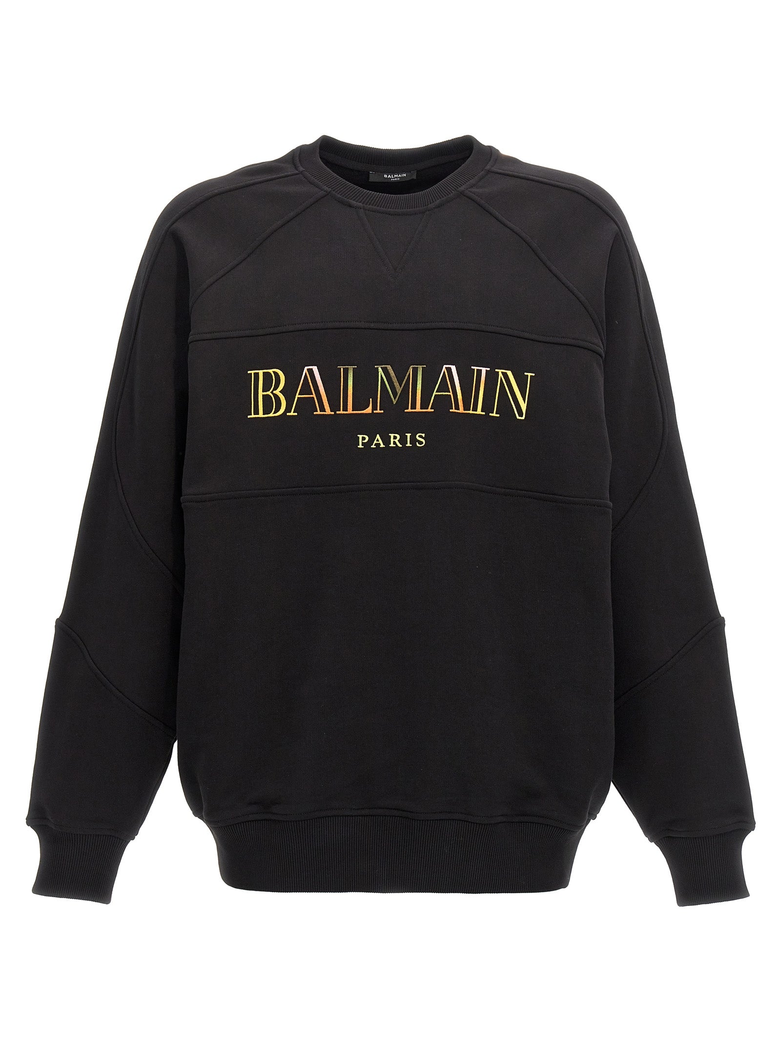 Balmain-Balmain Vintage Felpe Nero-Uomo