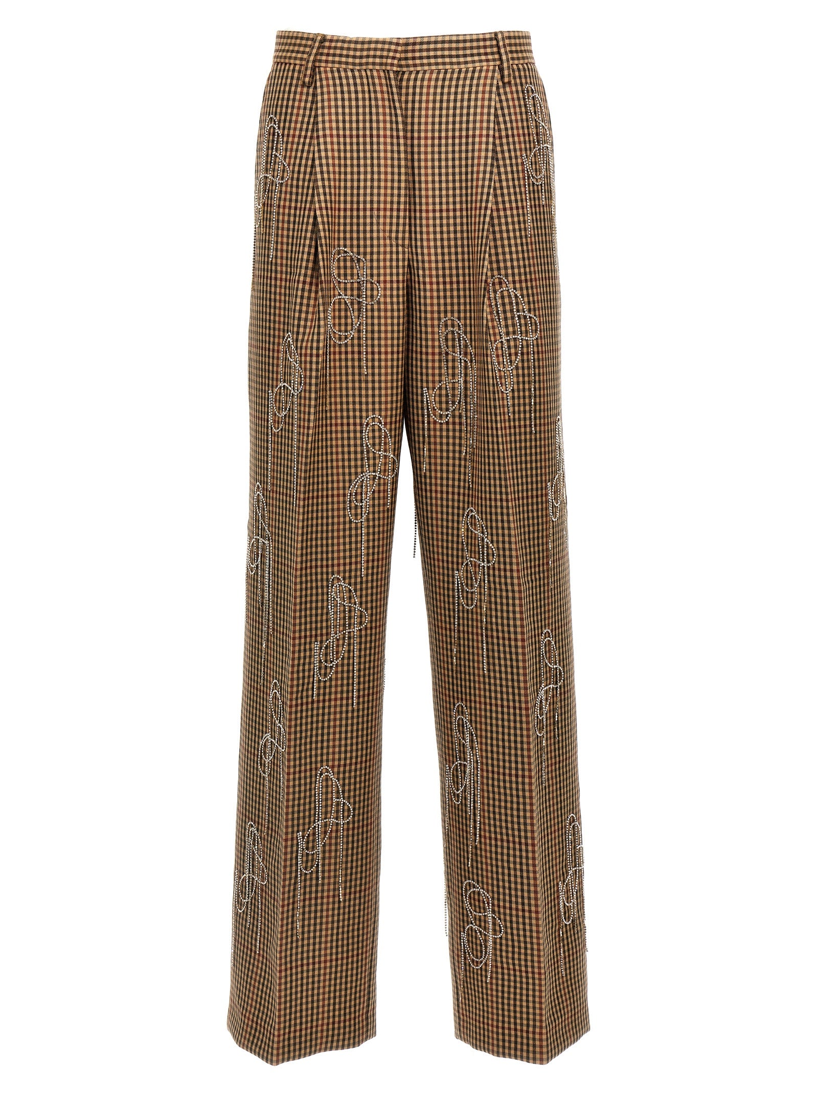 Dries Van Noten-Porter Pantaloni Multicolor-Donna