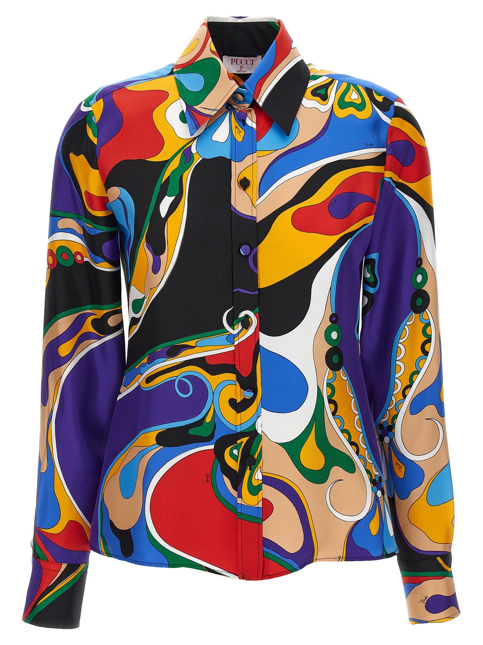 Emilio Pucci-Orchidee Camicie Multicolor-Donna