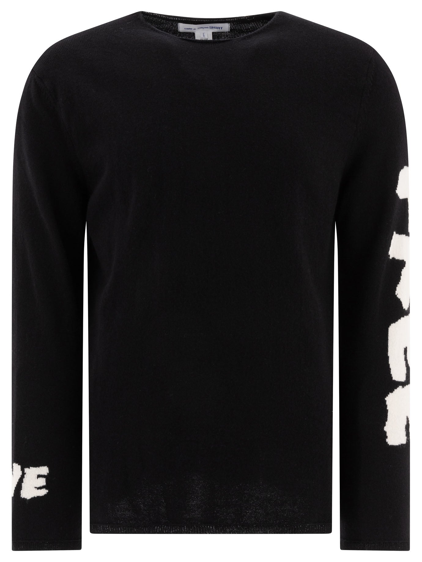 Comme Des GarçOns Shirt-Free Love Knitwear Nero-Uomo