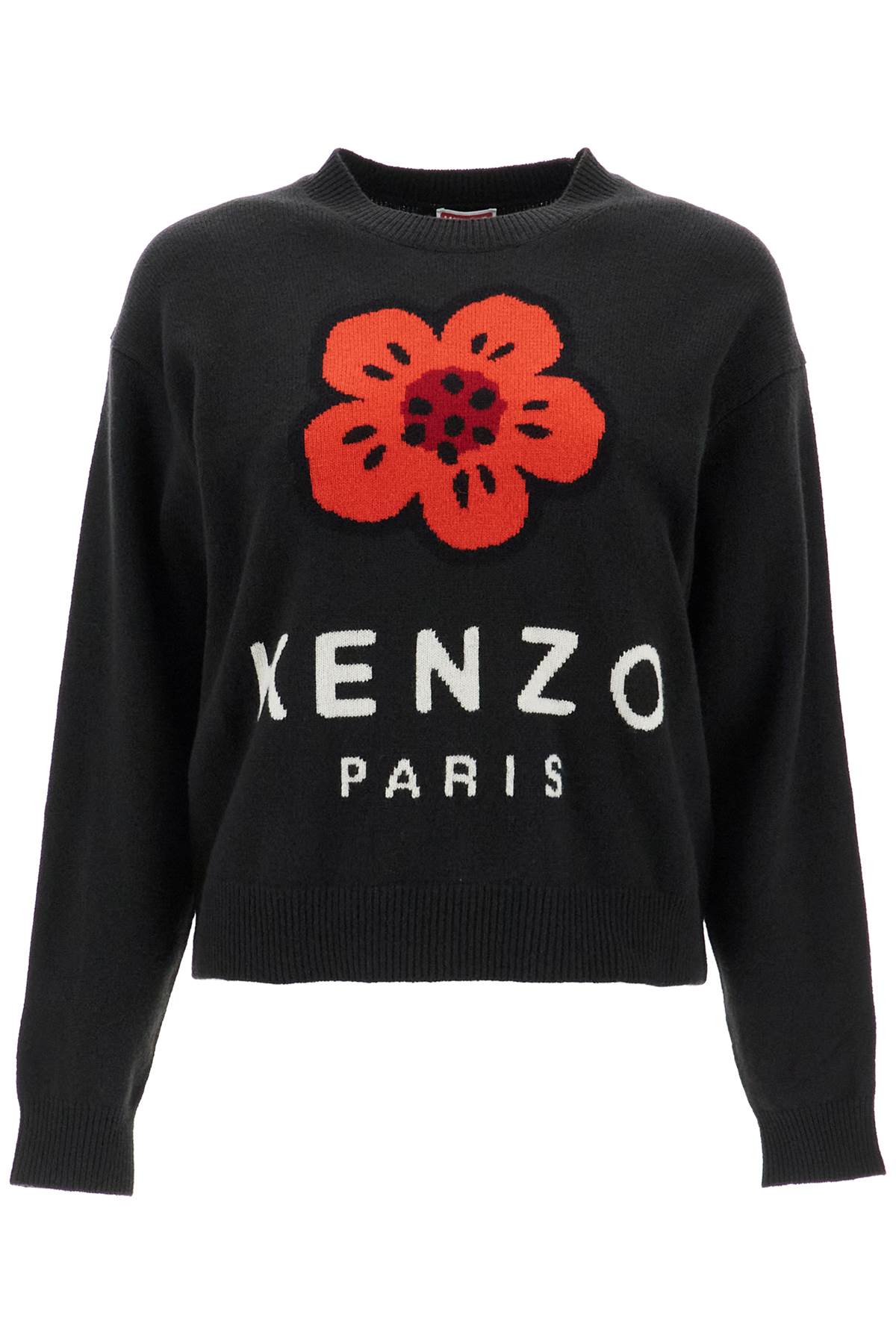 Kenzo-Pullover In Lana Boke Flower-Donna