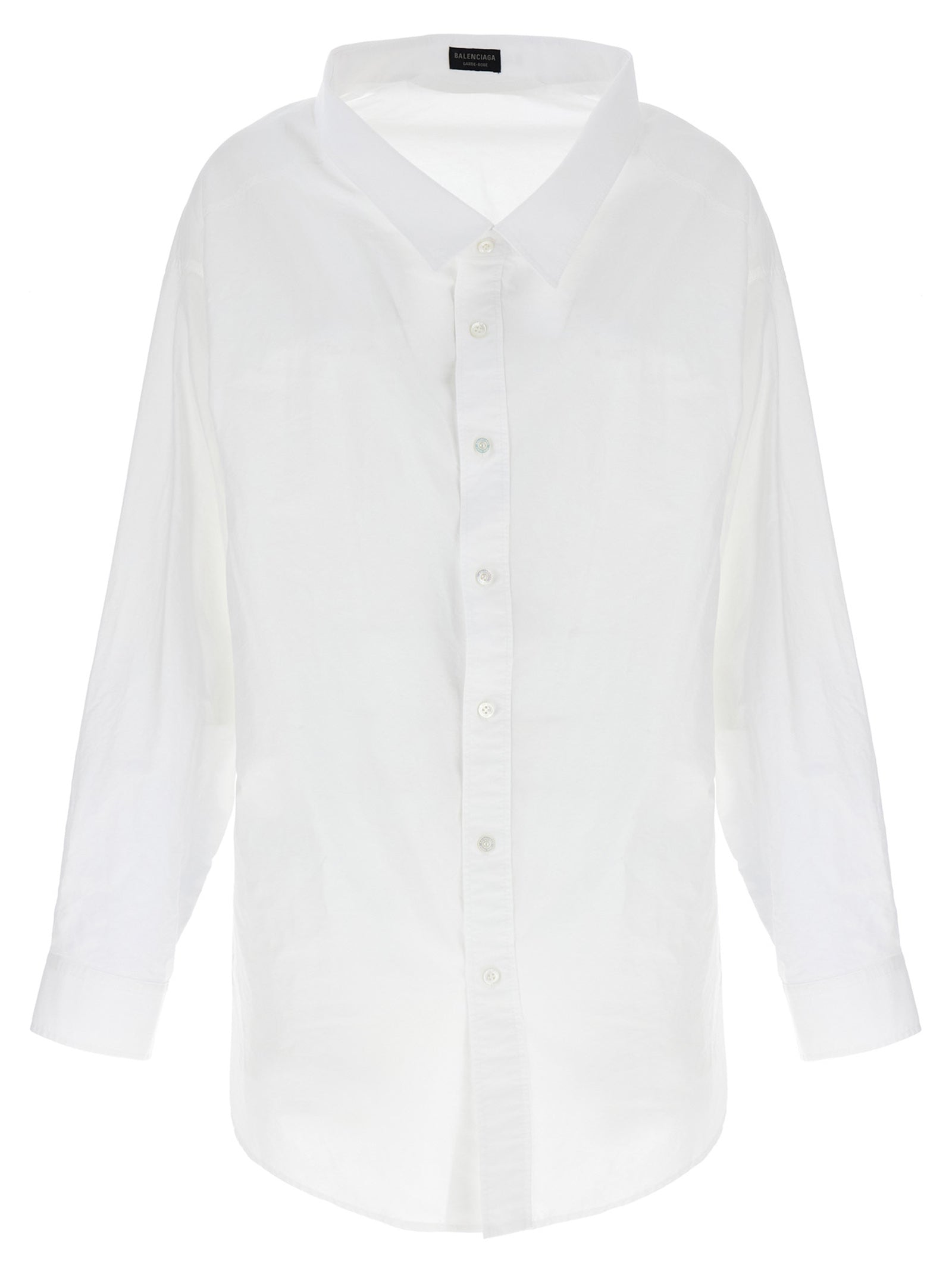 Balenciaga-Off-Shoulder Shirt Camicie Bianco-Donna