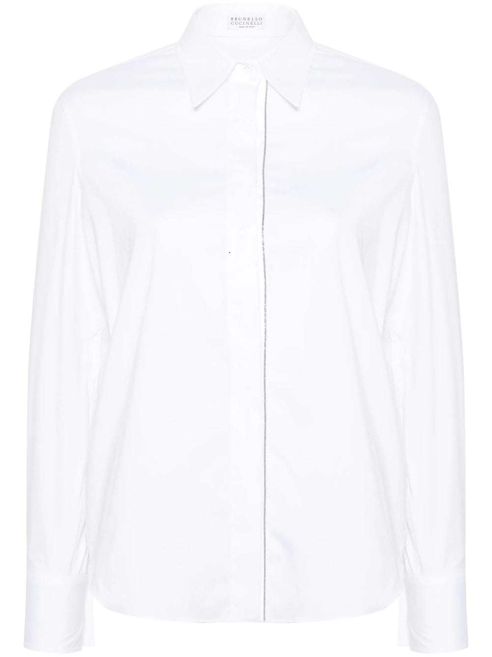 Brunello Cucinelli-Camicia con perline-Donna