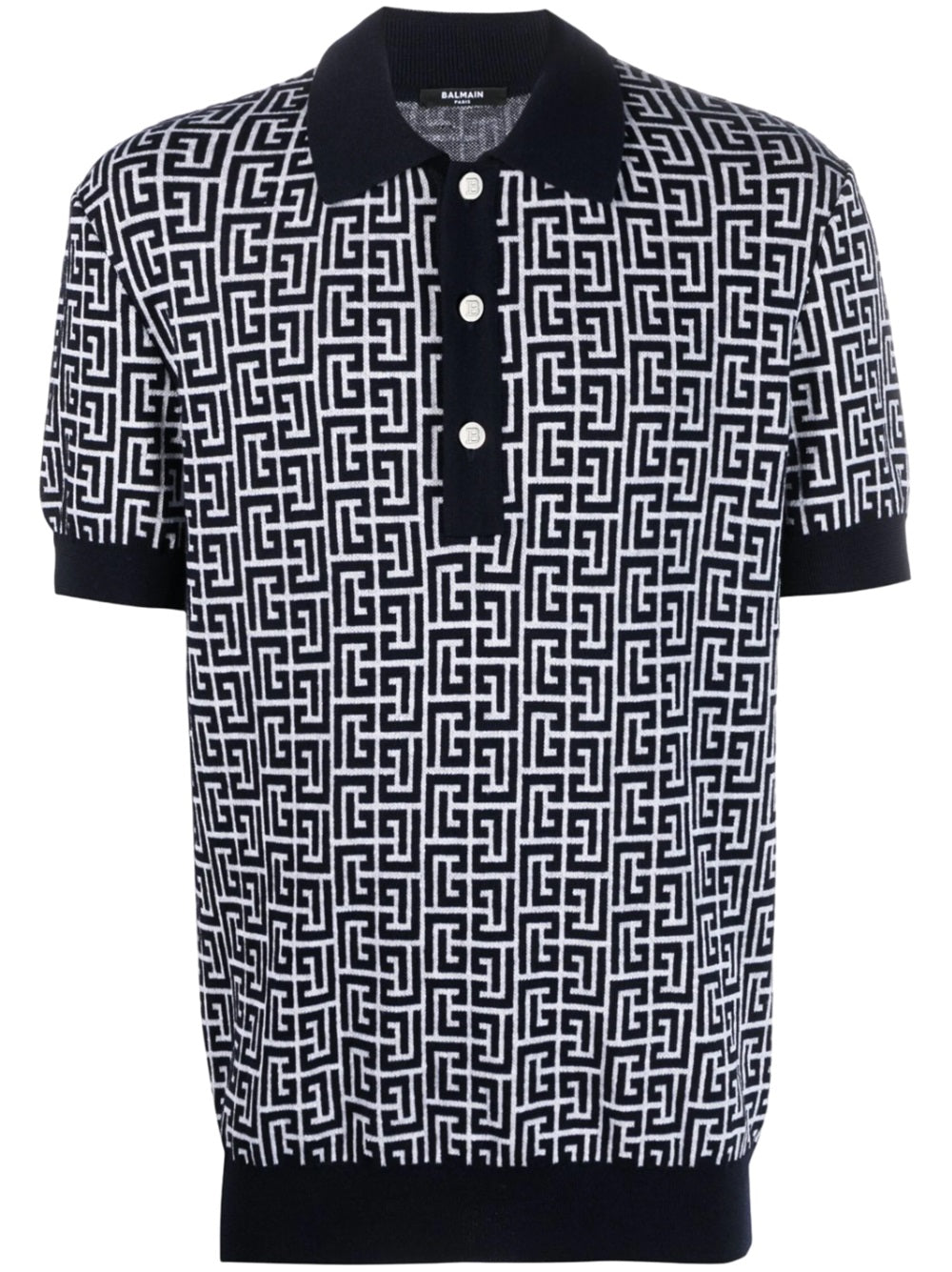 Balmain-Polo con stampa-Uomo