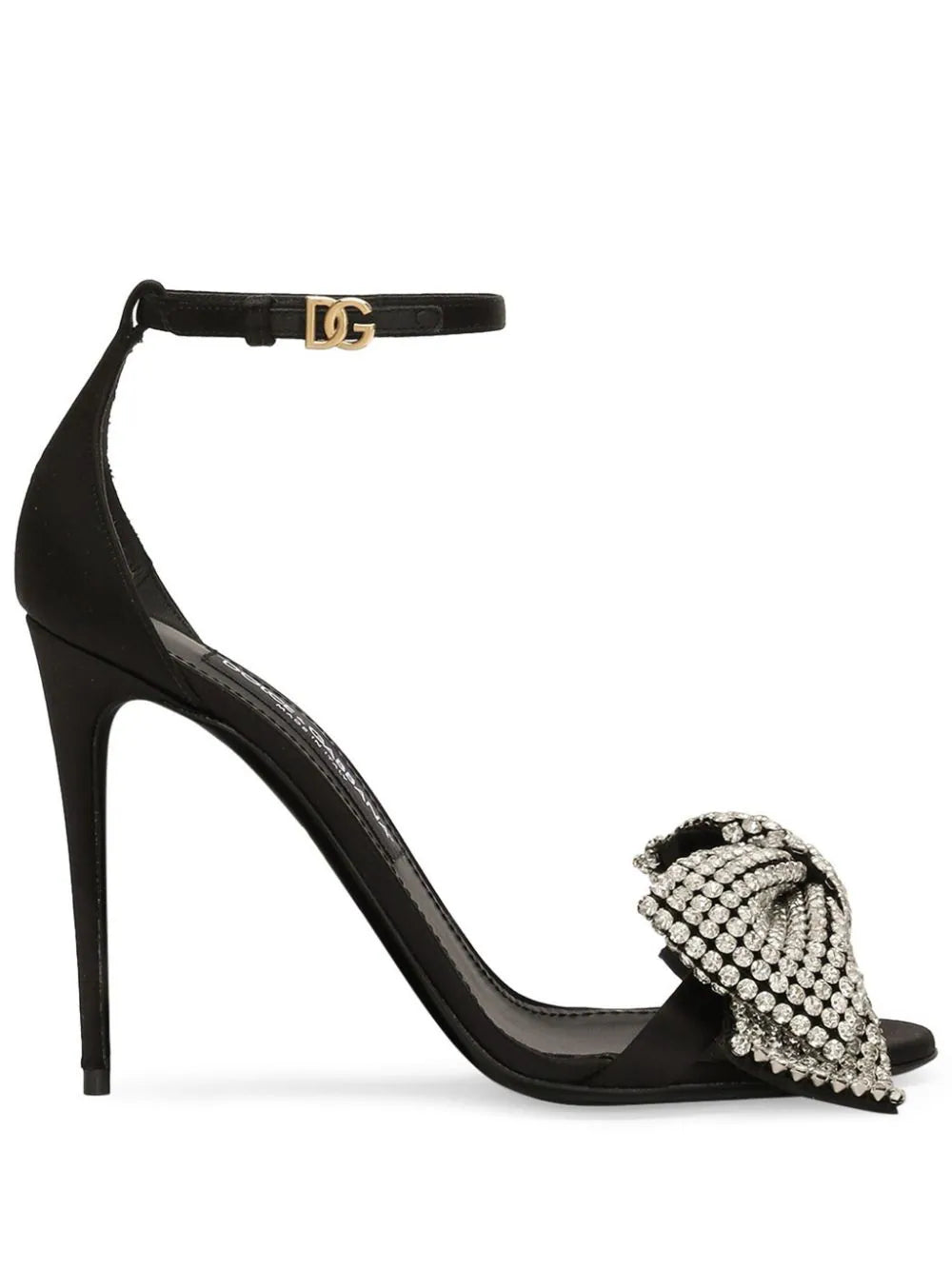 Dolce & Gabbana-Sandali con strass 105mm-Donna