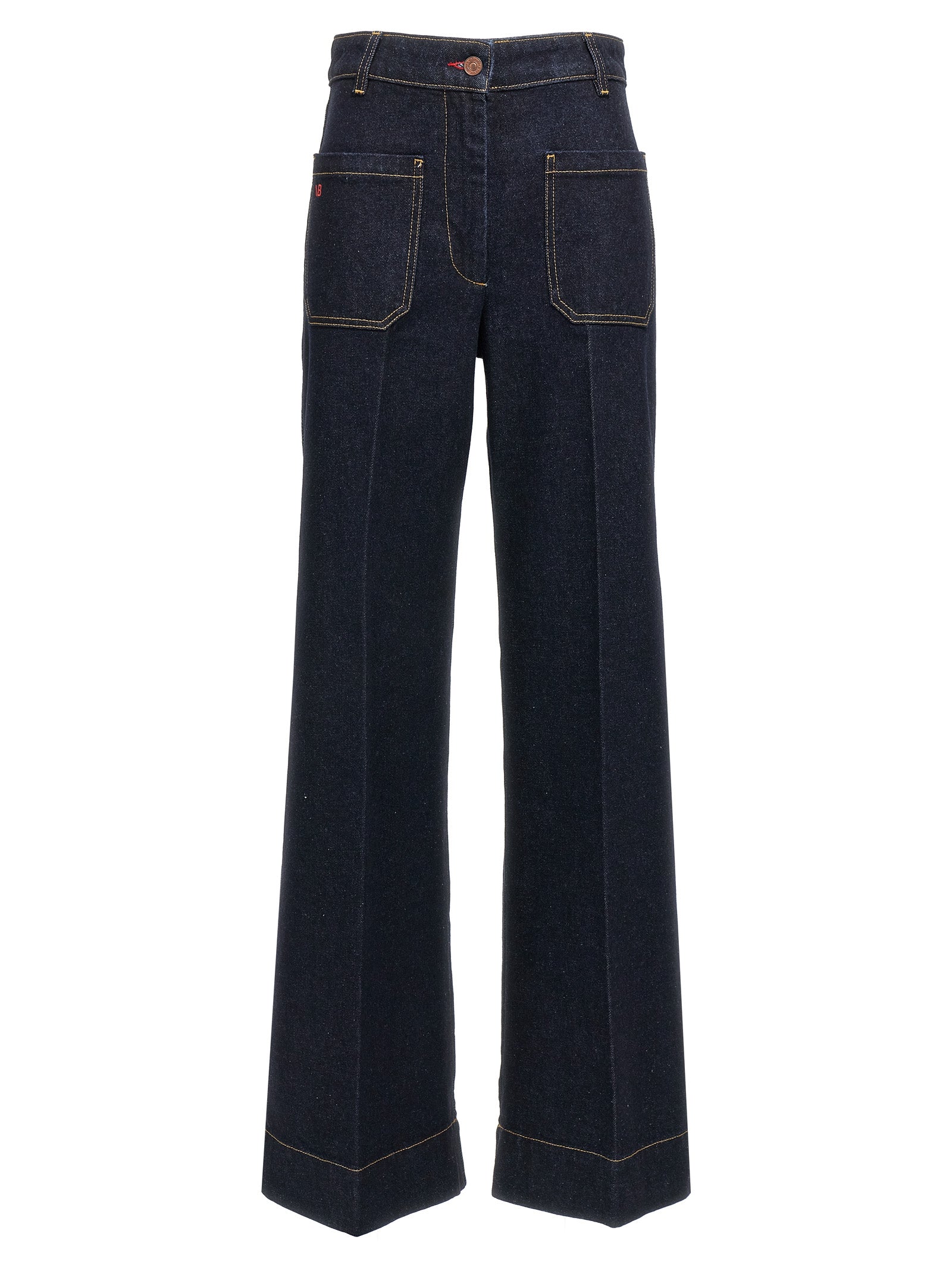 Victoria Beckham-Alina Jeans Blu-Donna