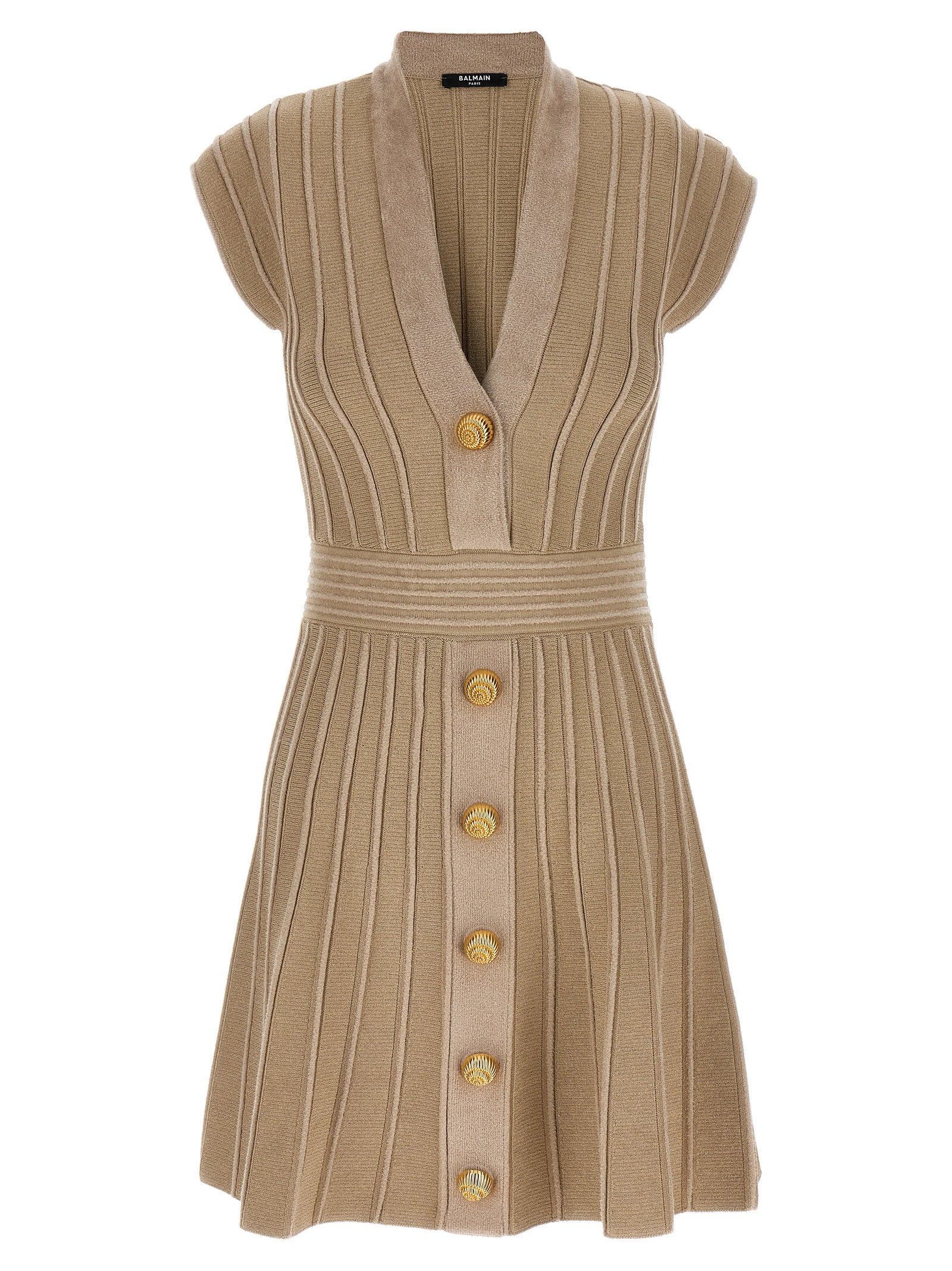 Balmain-Chiocciola Abiti Beige-Donna