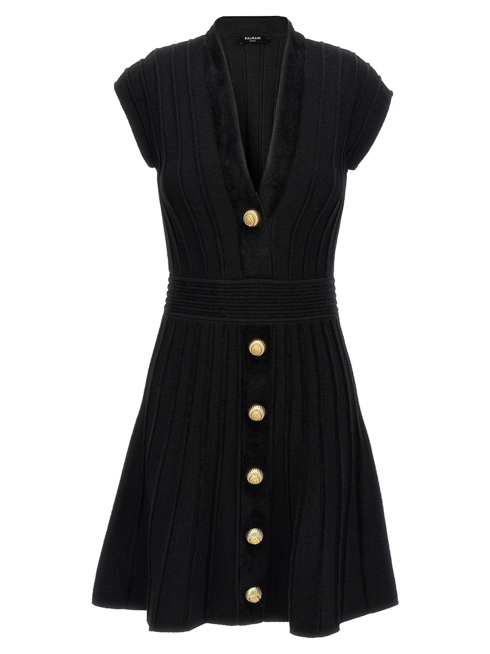 Balmain-Chiocciola Abiti Nero-Donna