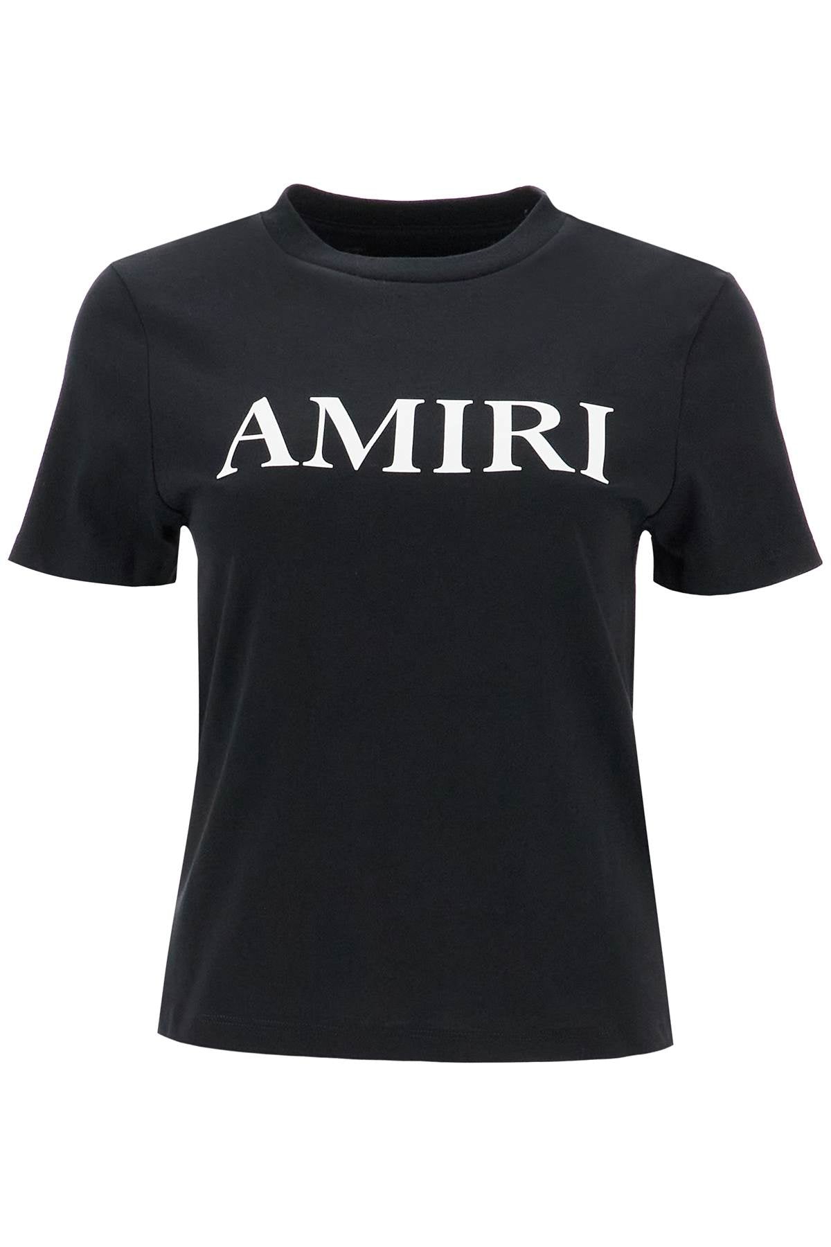 Amiri-T Shirt Con Lettering Logo-Donna