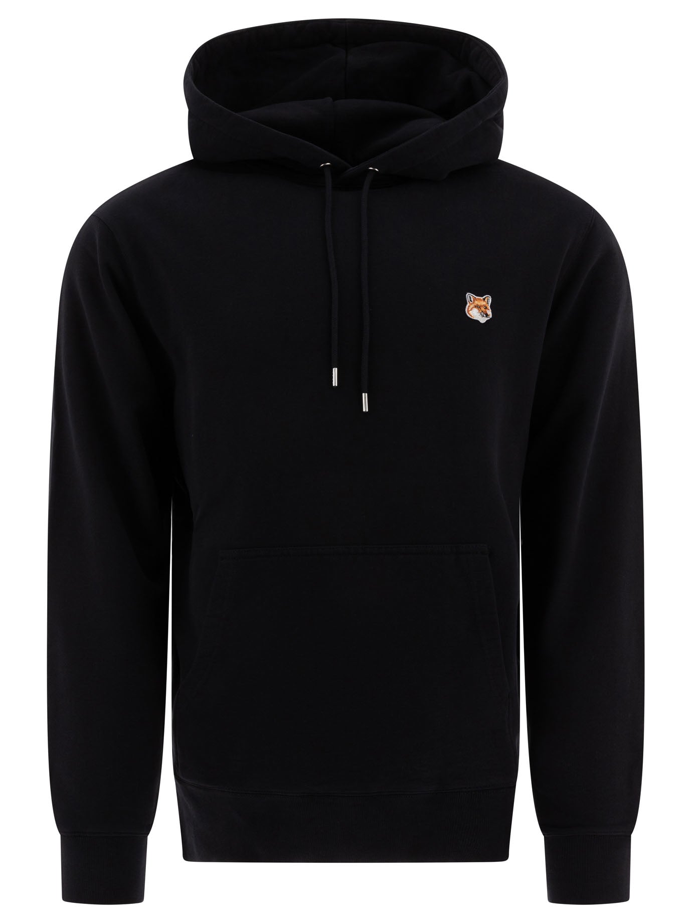 Maison Kitsuné-Fox Head Sweatshirts Nero-Uomo