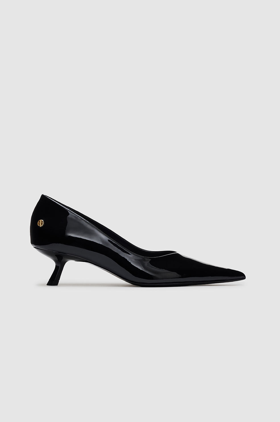 ANINE BING Hilda Pumps in Black Patent