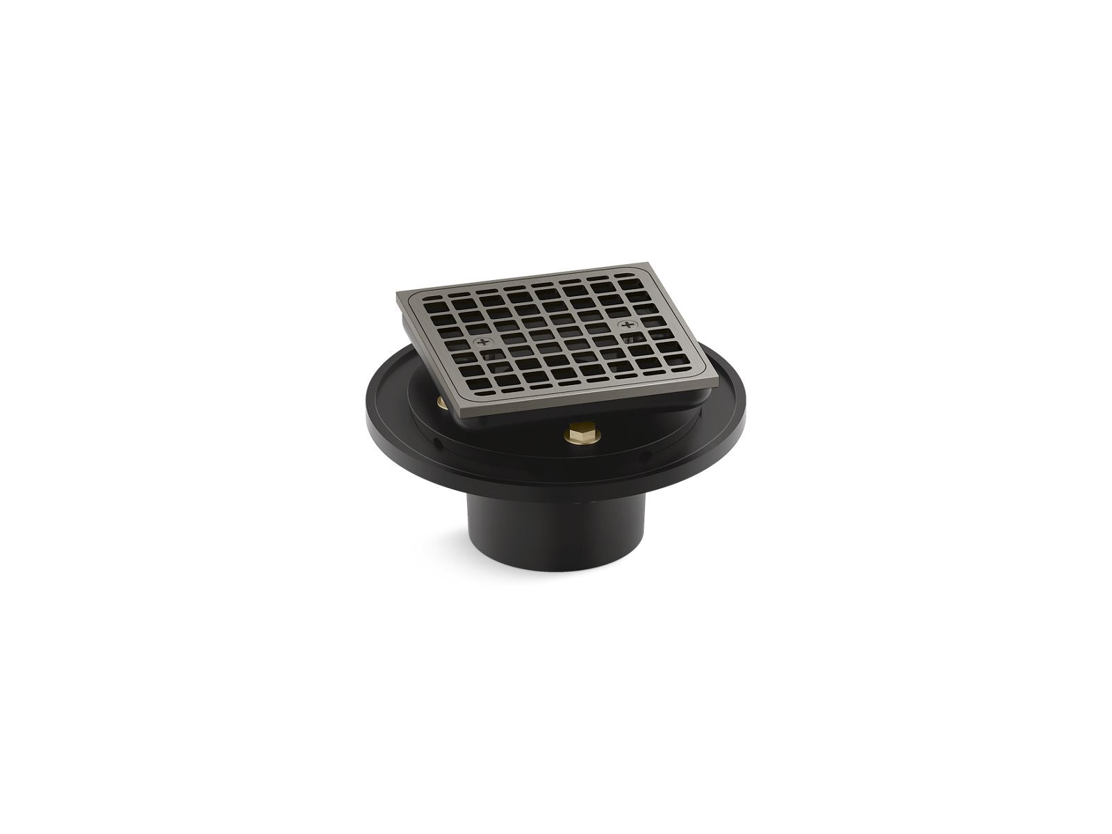 KOHLER K-22673 Clearflo Square brass tile-in shower drain