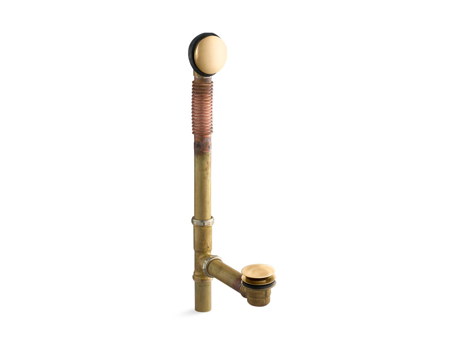 KOHLER K-7259 Clearflo Brass toe tap bath drain