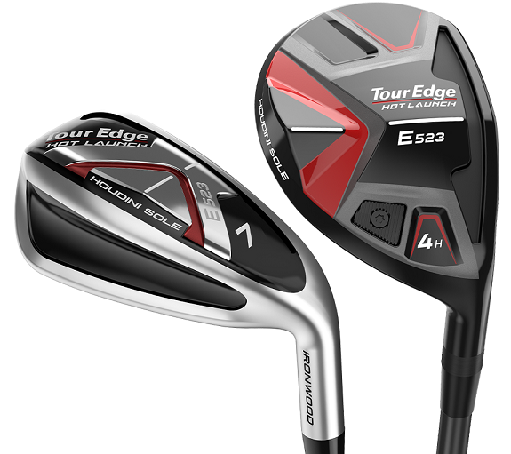 New Tour Edge Golf Hot Launch E523 Combo Iron-Woods 4,5 Hybrids, 6-PW Regular Flex (Graphite)