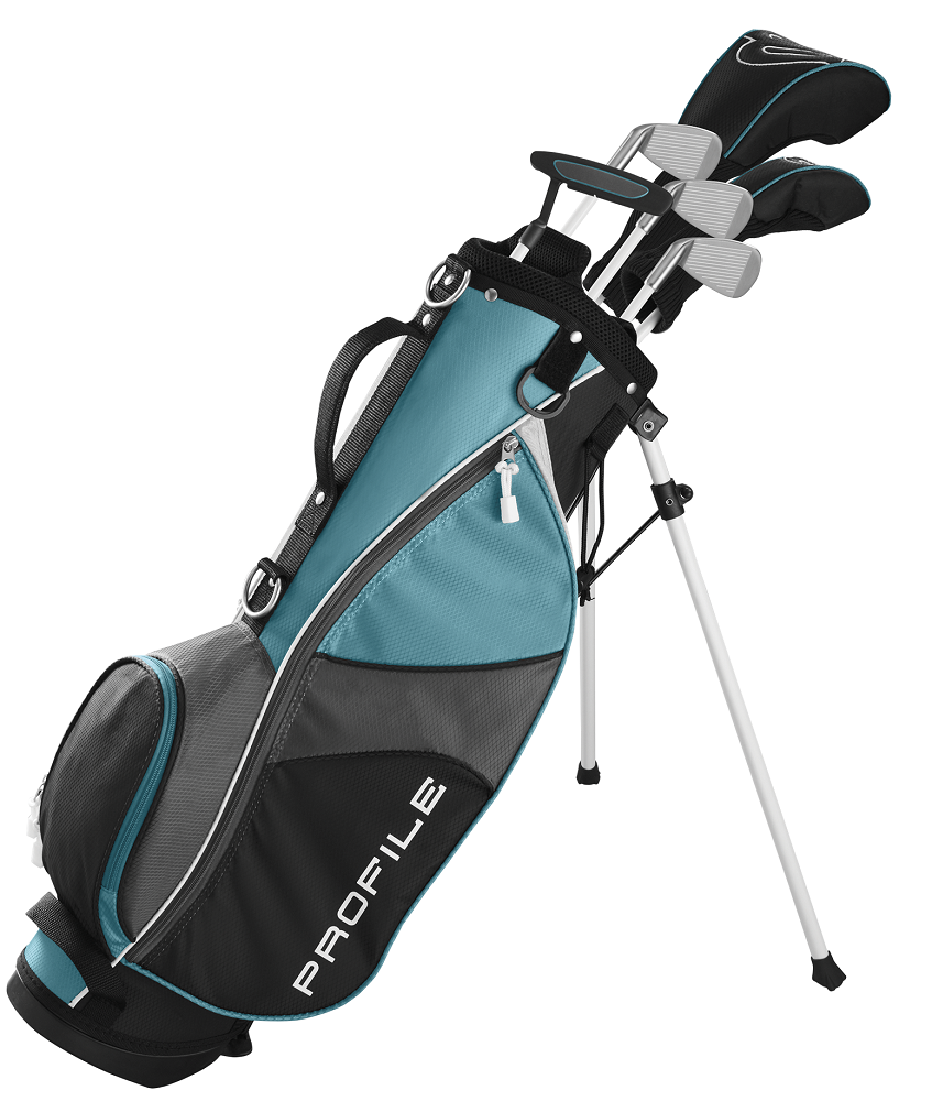 Wilson Golf Profile SGI Junior Large Complete Set W/Bag Teal 11-13